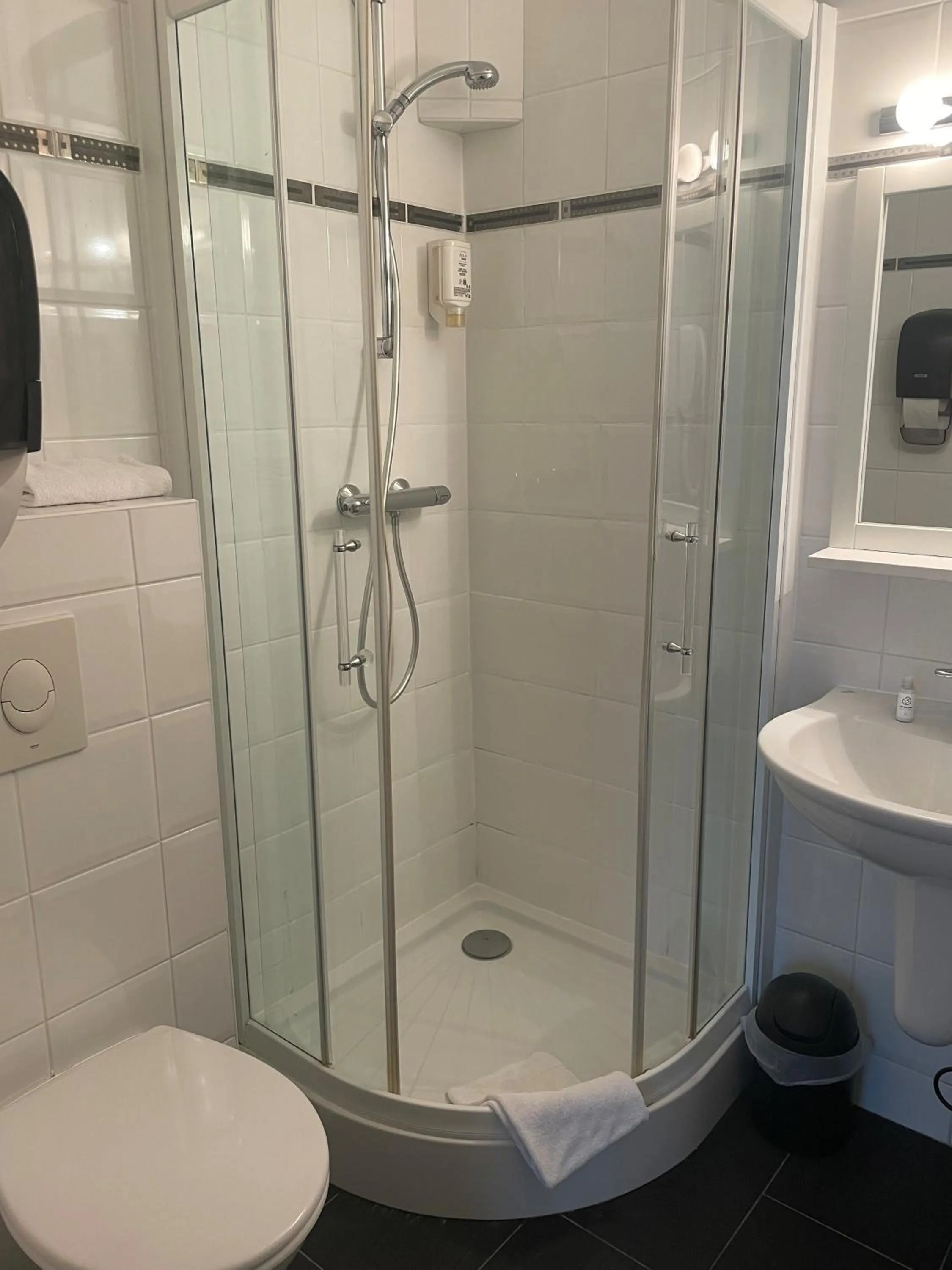 Shower in Hotel Ajoncs d'Or