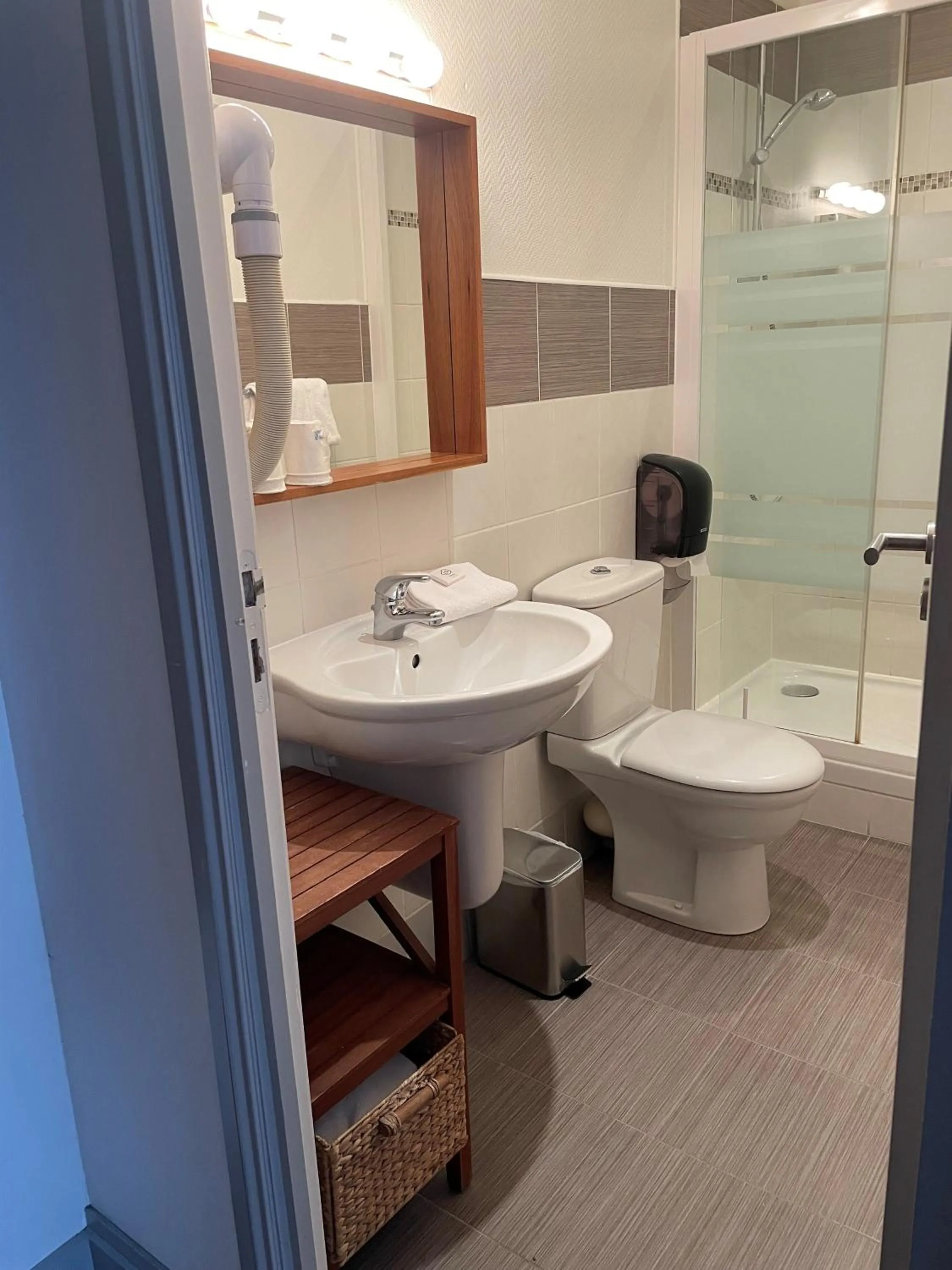 Toilet in Hotel Ajoncs d'Or