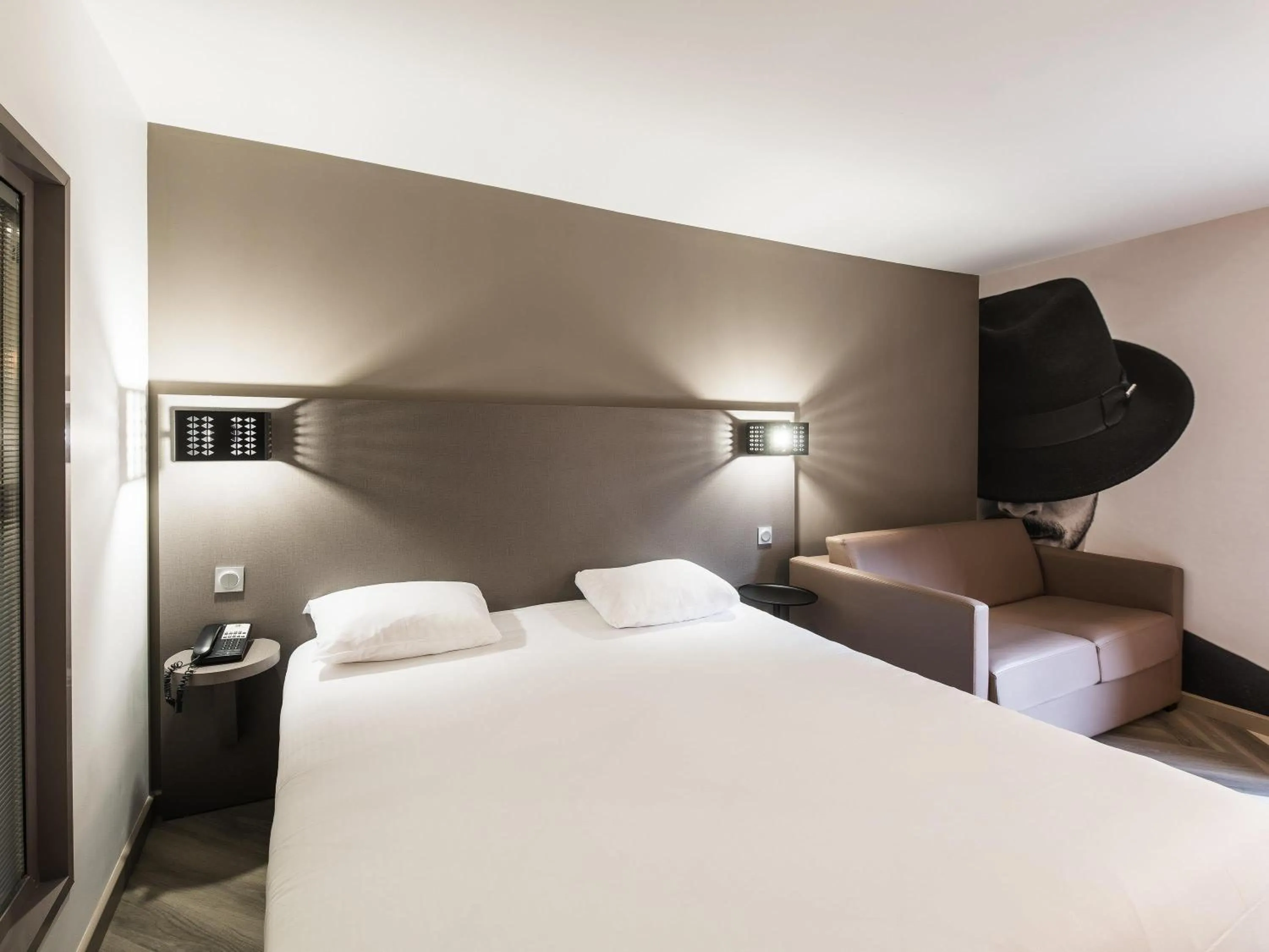 Bedroom, Bed in Ibis Styles Nice Centre Port