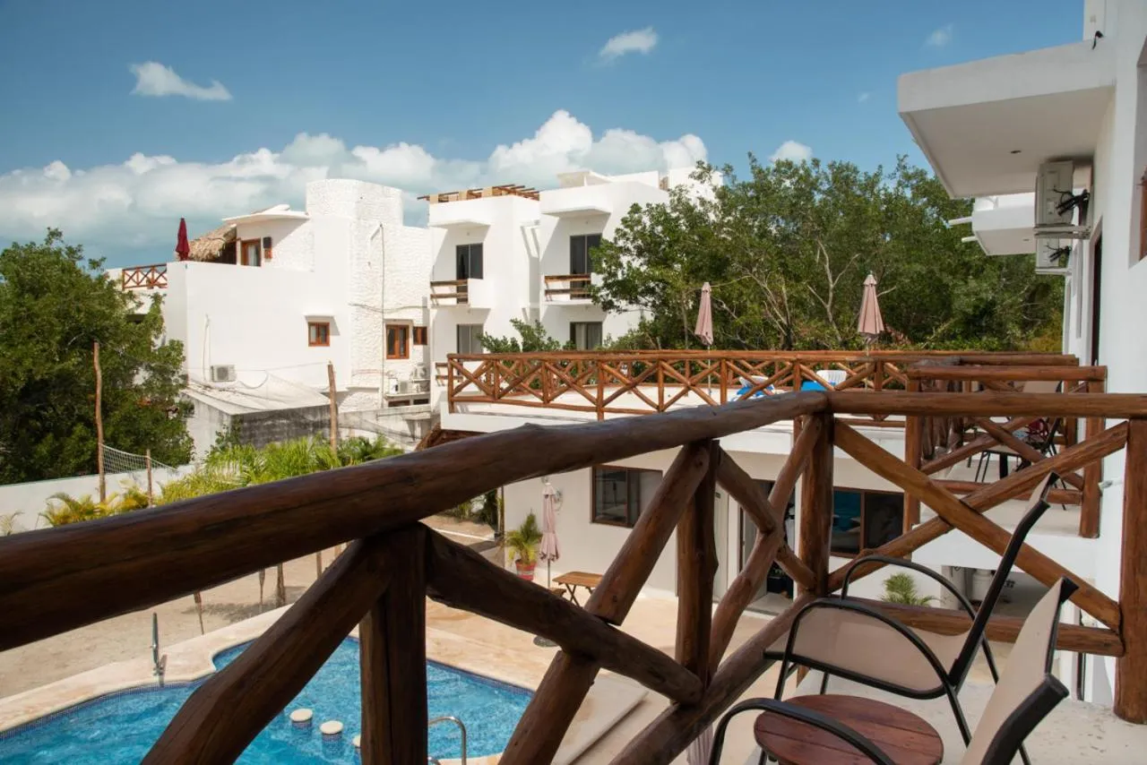 Balcony/Terrace in Villas Palmar Holbox