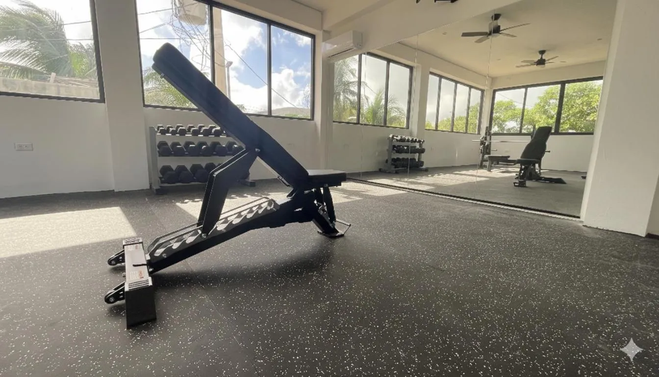 Fitness centre/facilities in Villas Palmar Holbox