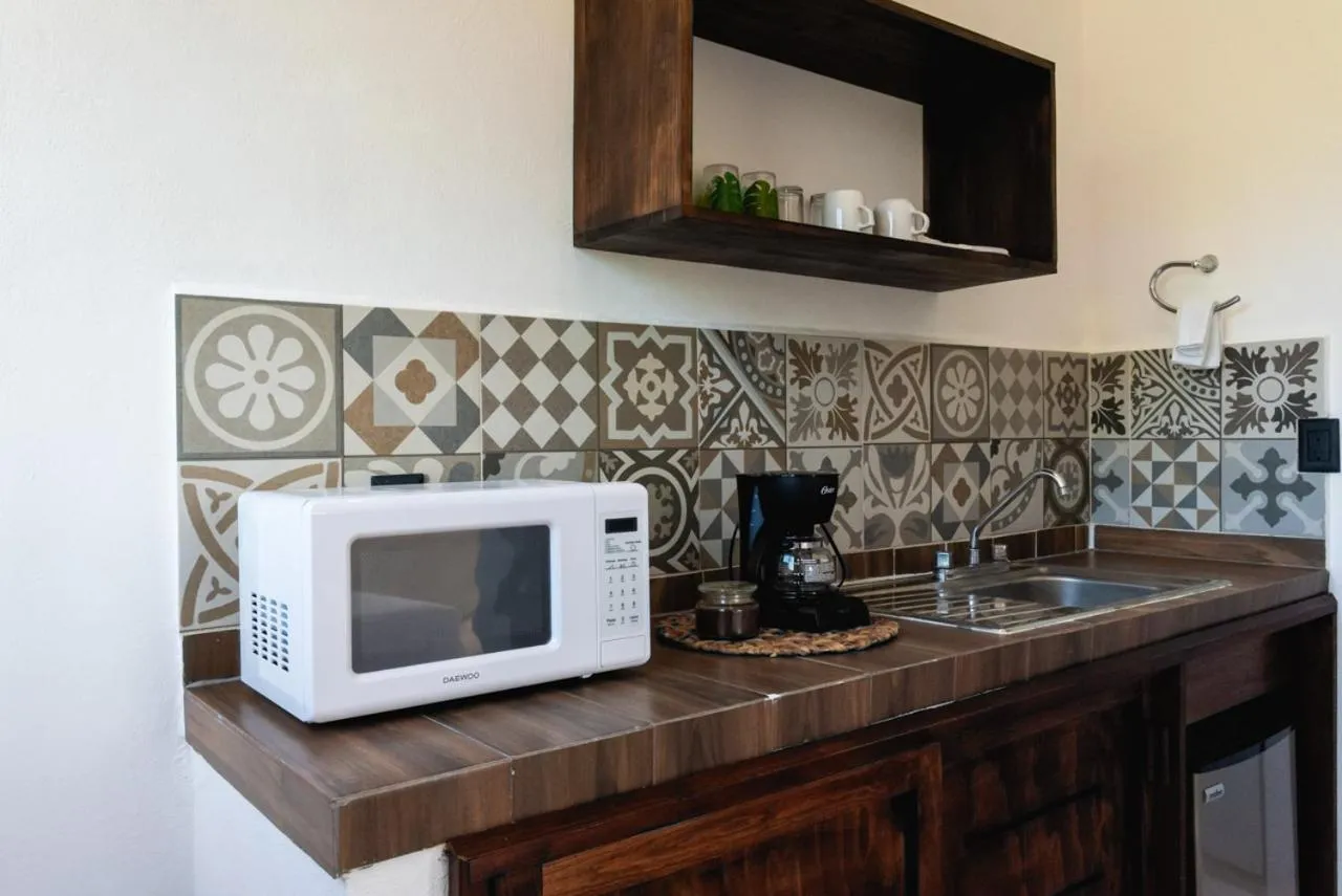 Kitchen or kitchenette in Villas Palmar Holbox