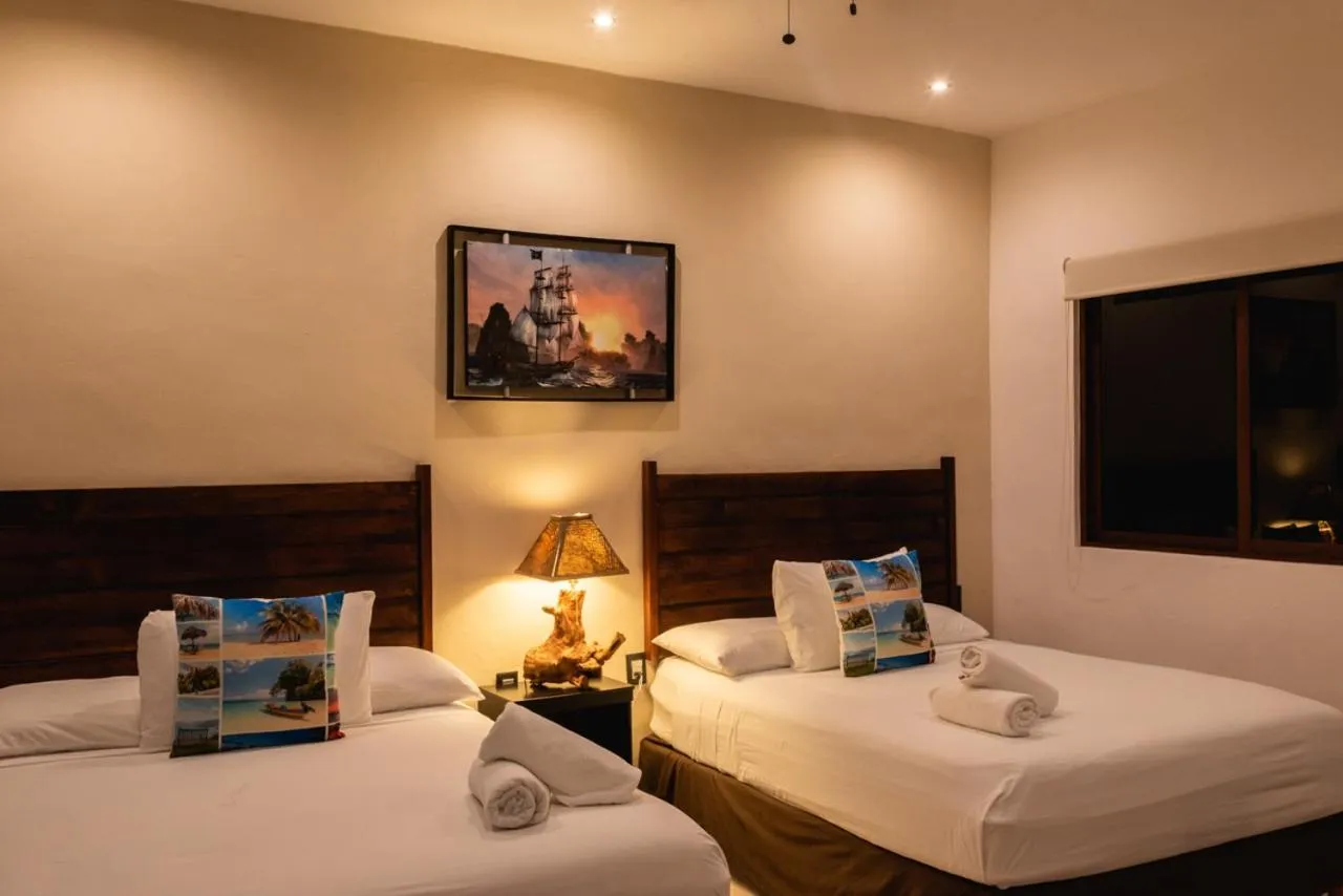 Bed in Villas Palmar Holbox