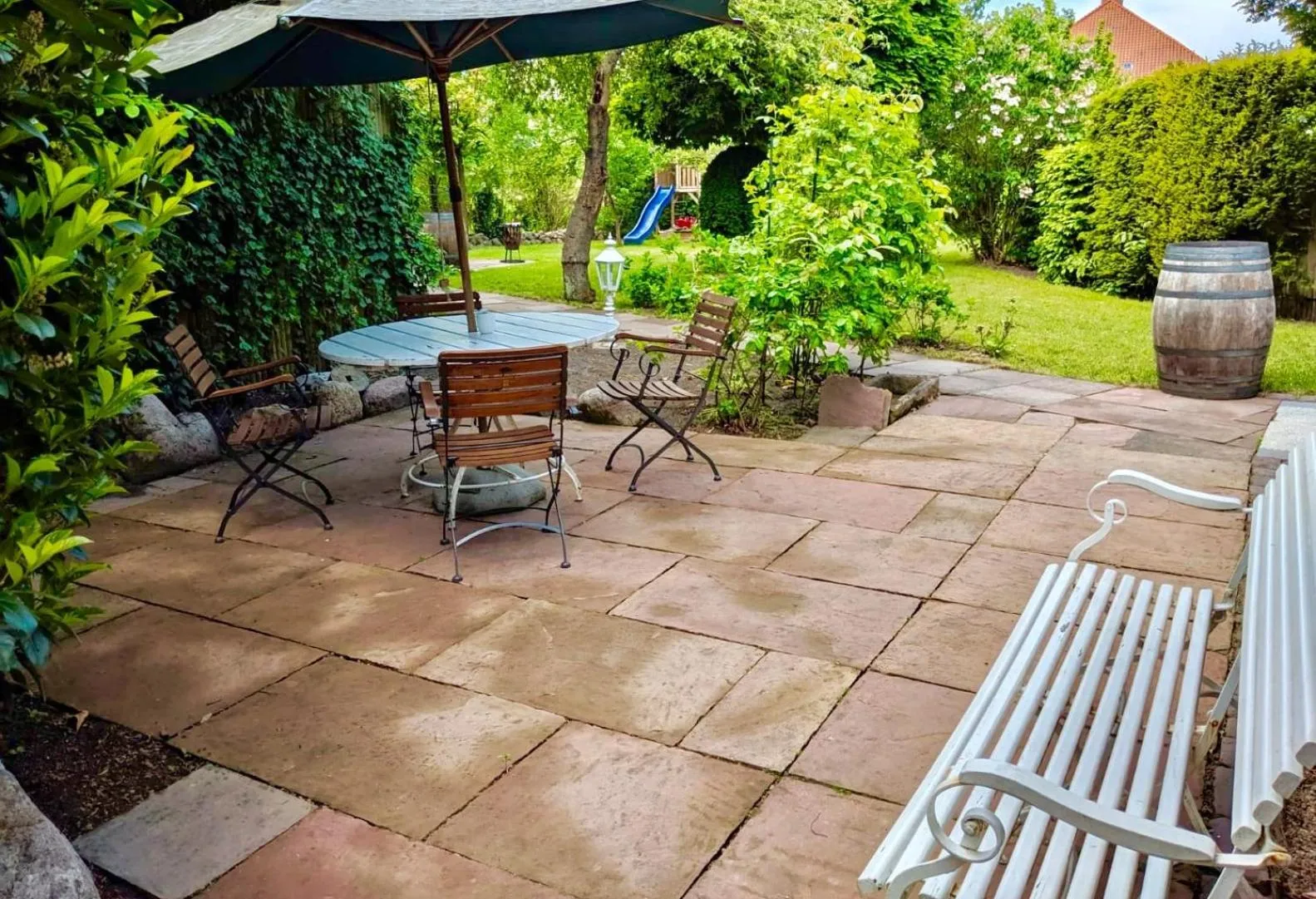 Patio in Altstadt Apartments Verden