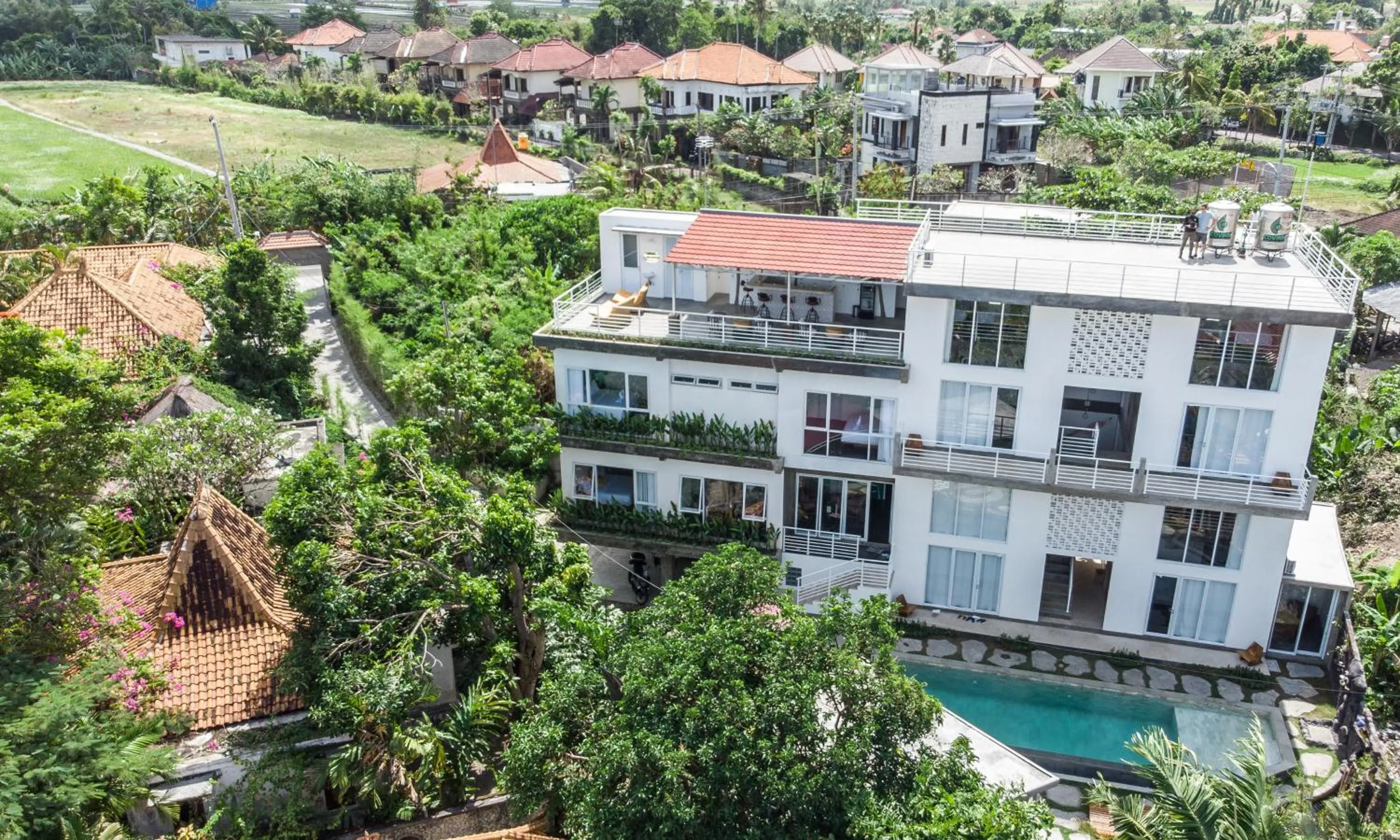 Bird's eye view in Ohana Pererenan