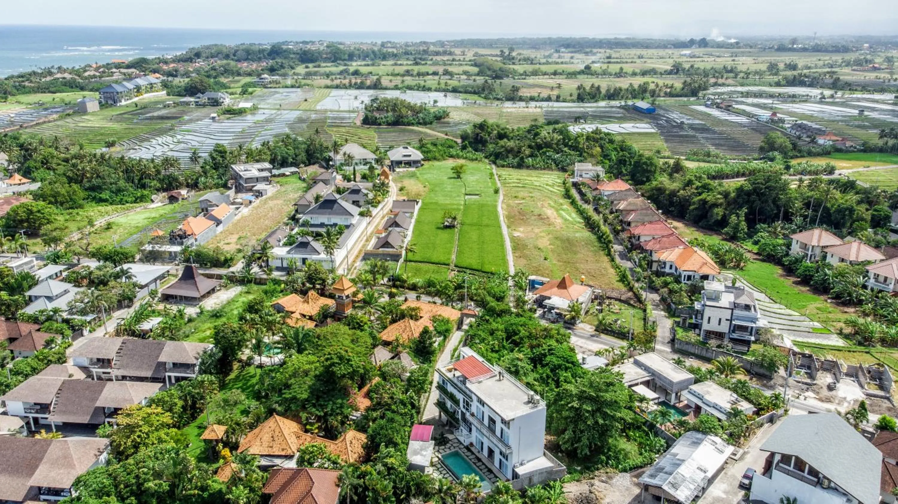 Bird's eye view in Ohana Pererenan