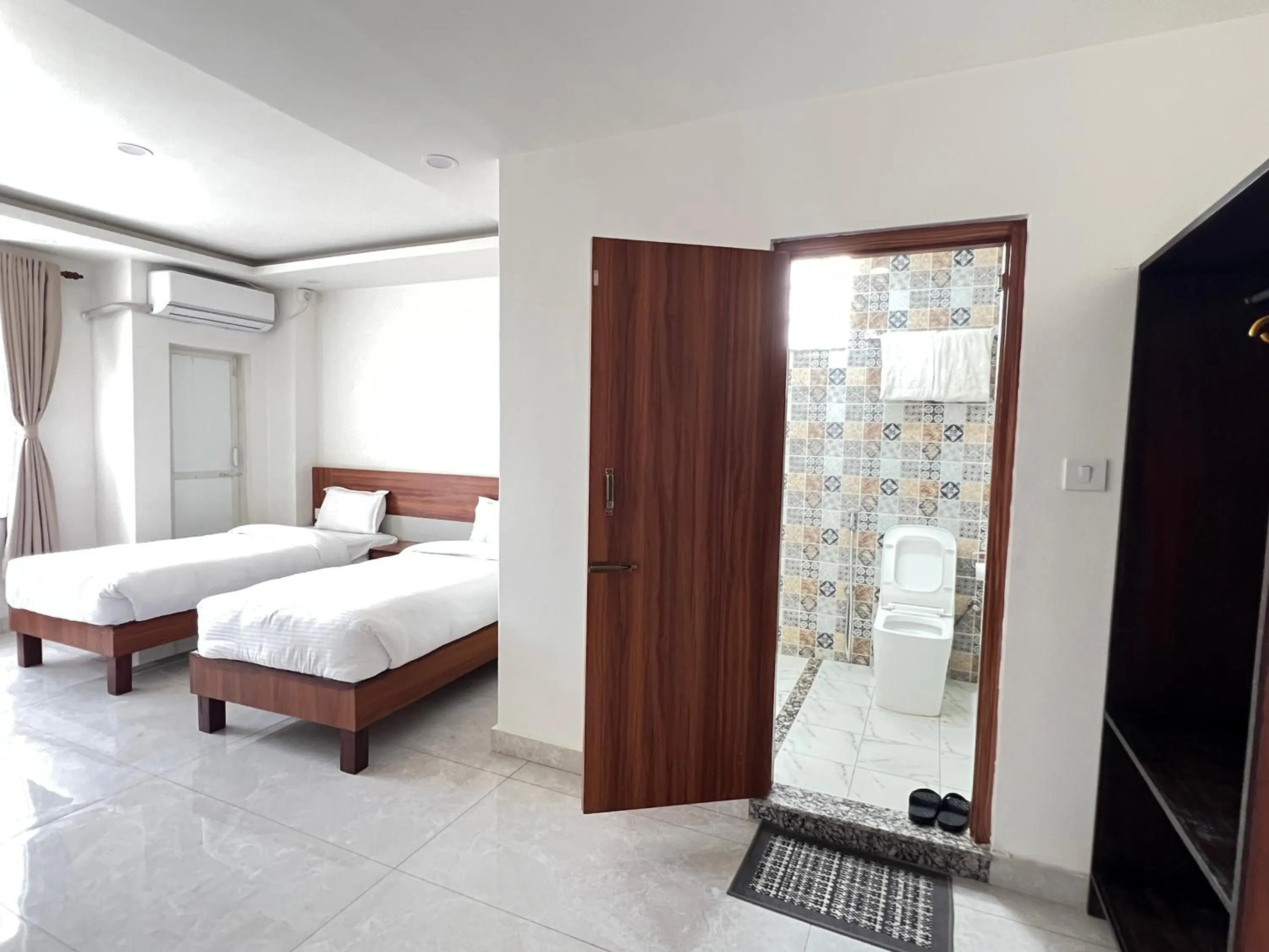 Bed in Little Buddha Inn