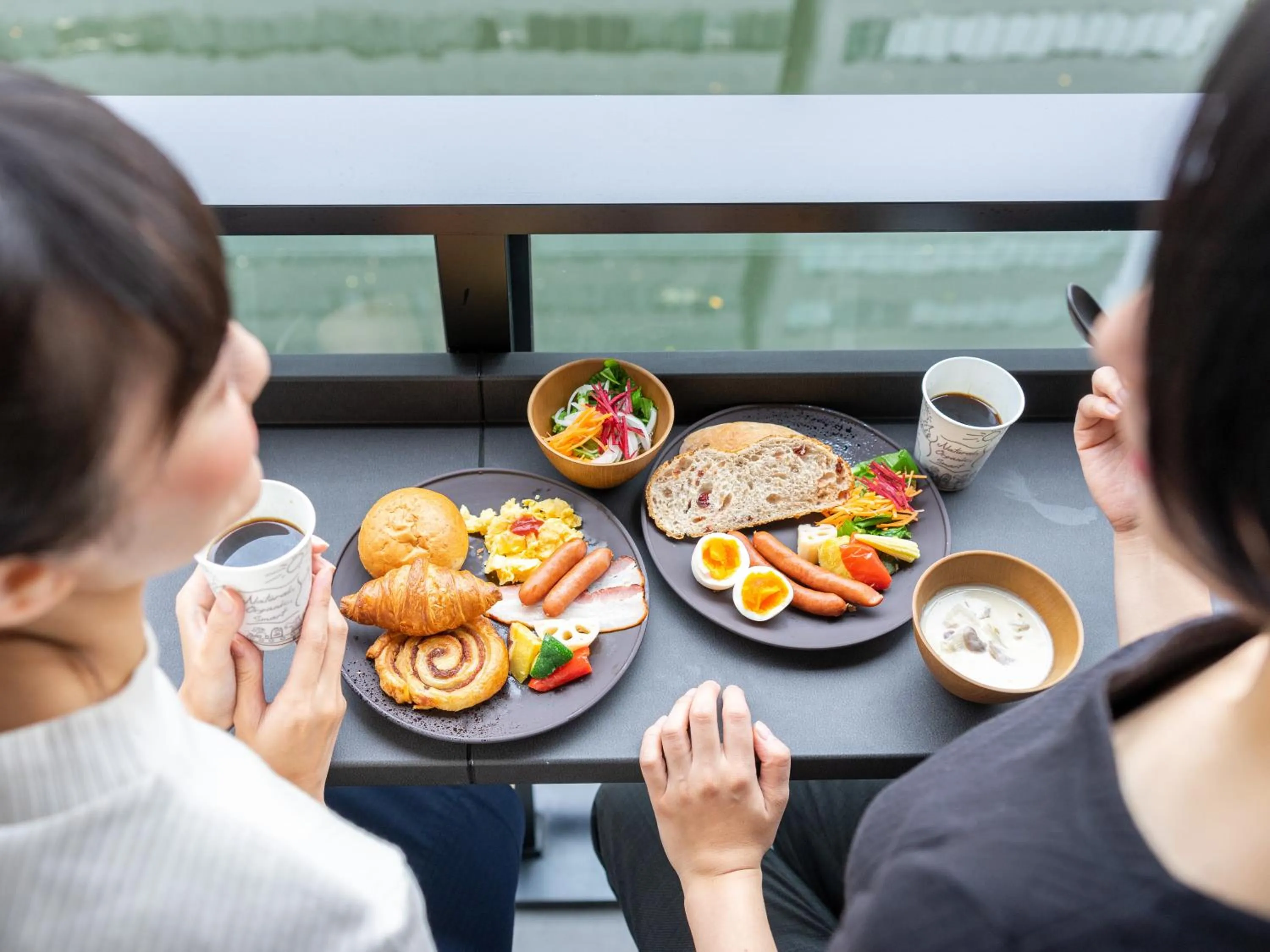 Buffet breakfast in Super Hotel Premier Akihabara