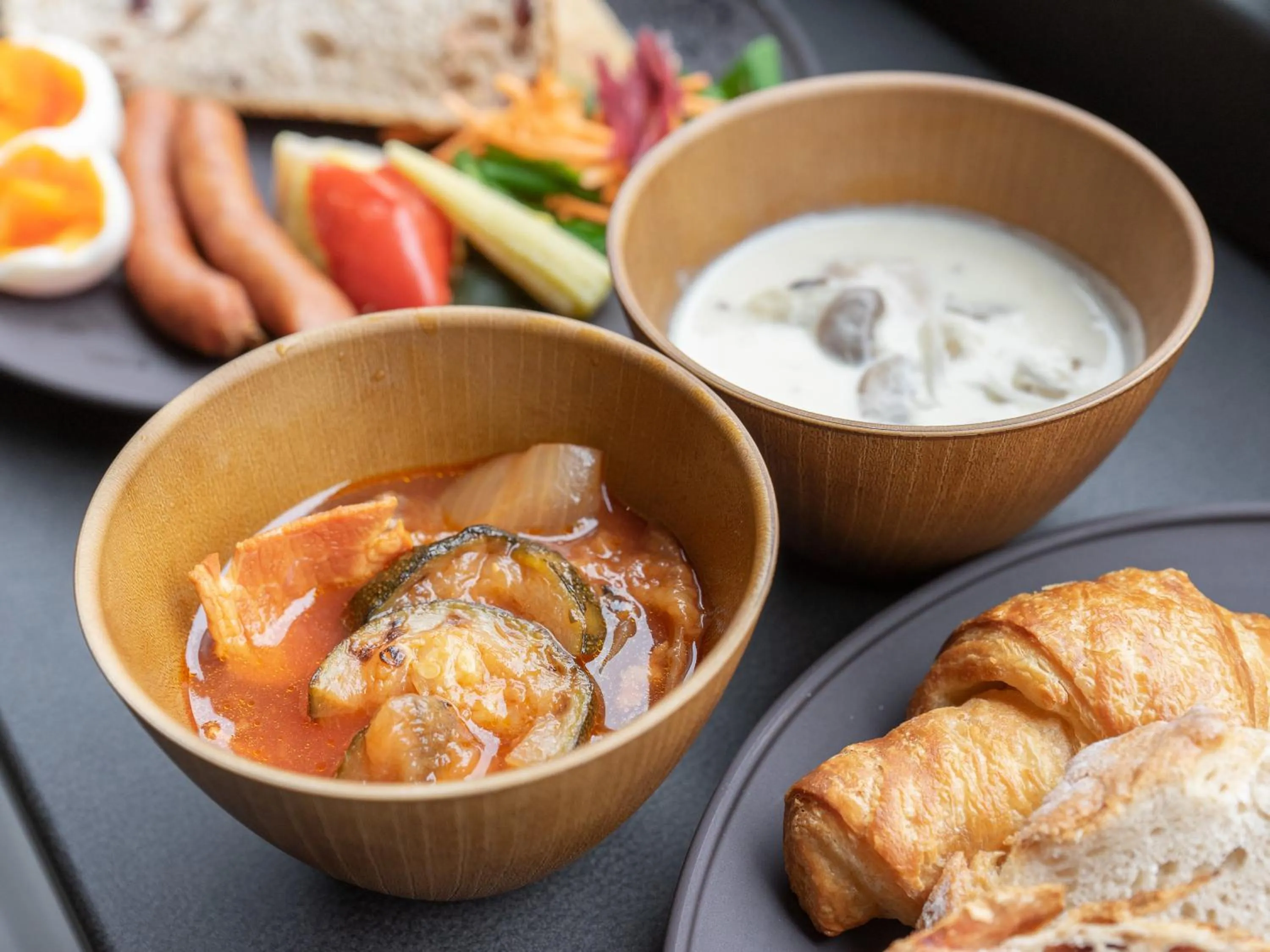 Buffet breakfast in Super Hotel Premier Akihabara