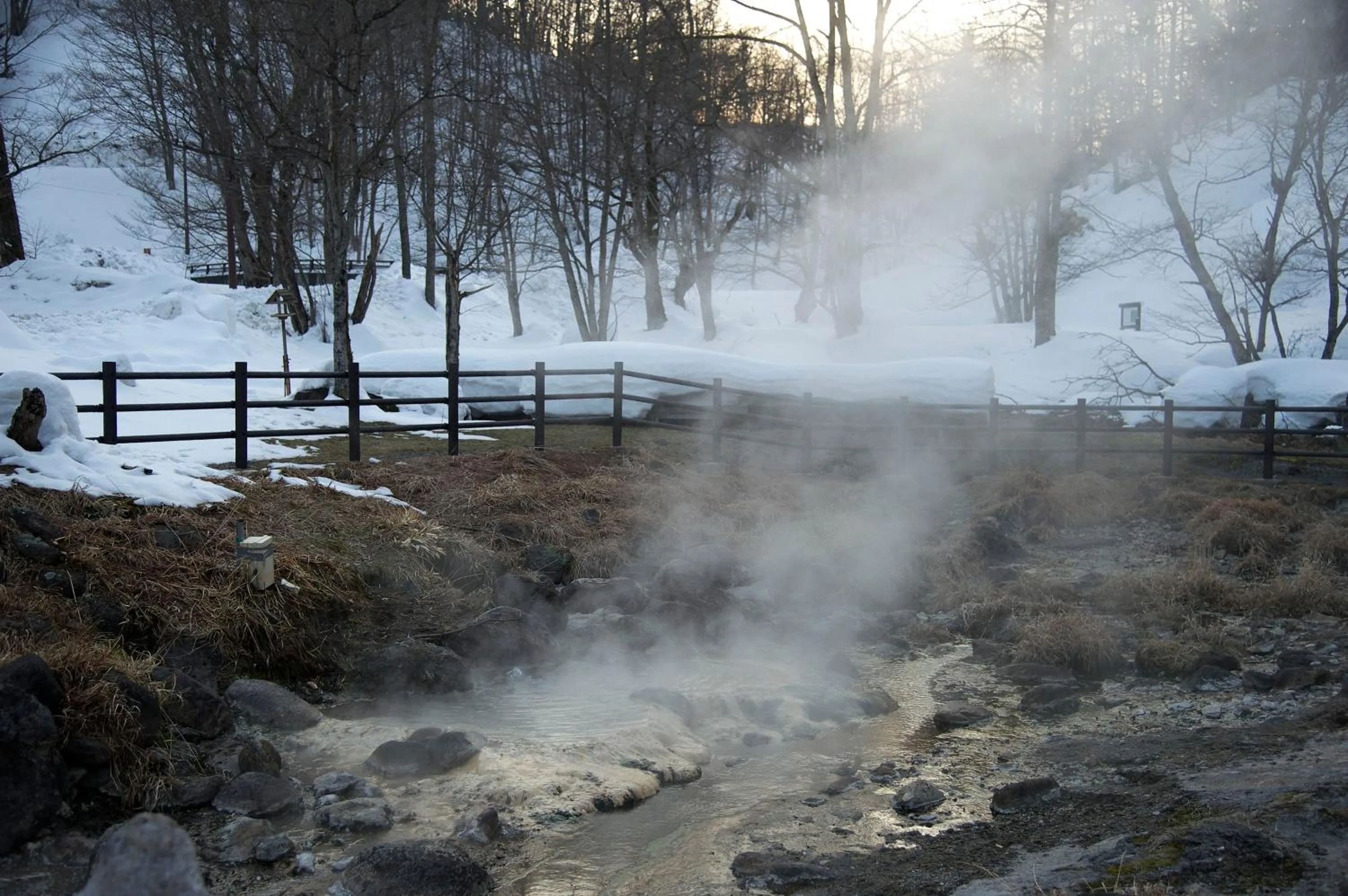 Natural landscape in Tomuraushionsen Higashi Taisetsuso