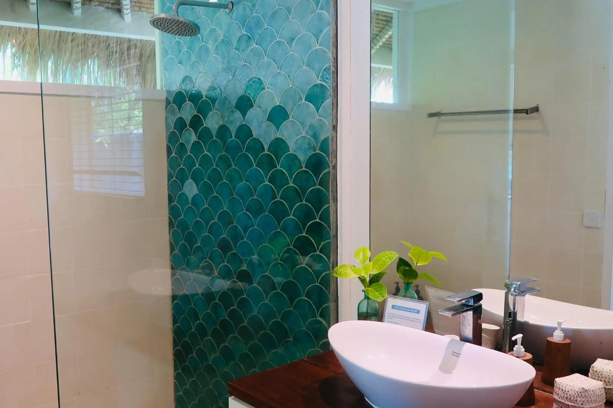 Bathroom in The Shacks at Sandy Bay