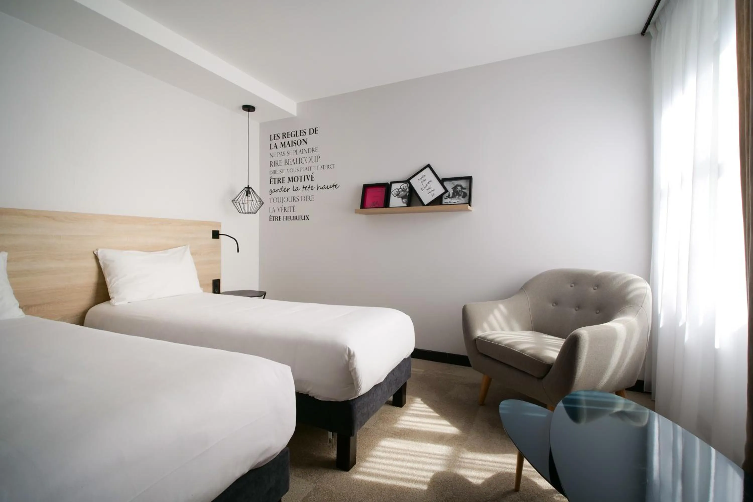 Bed in Urban Style Hotel de France