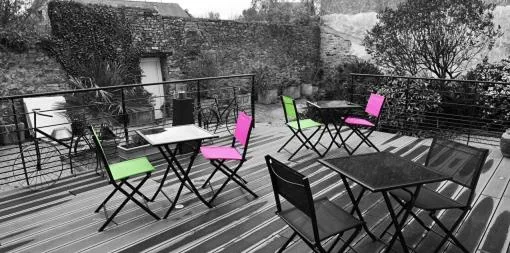 Patio in Urban Style Hotel de France