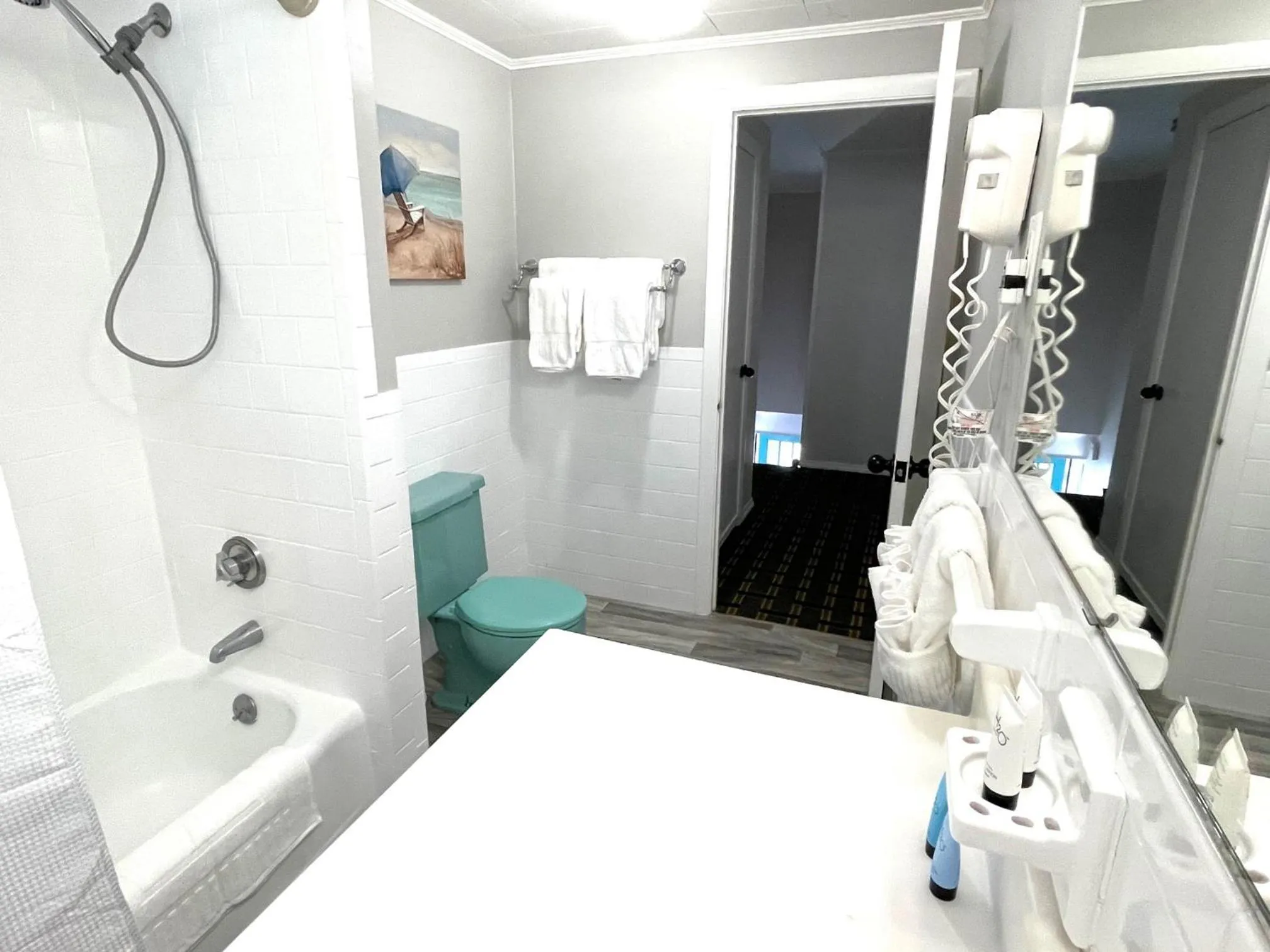 Bathroom in Ocean Breeze Motel