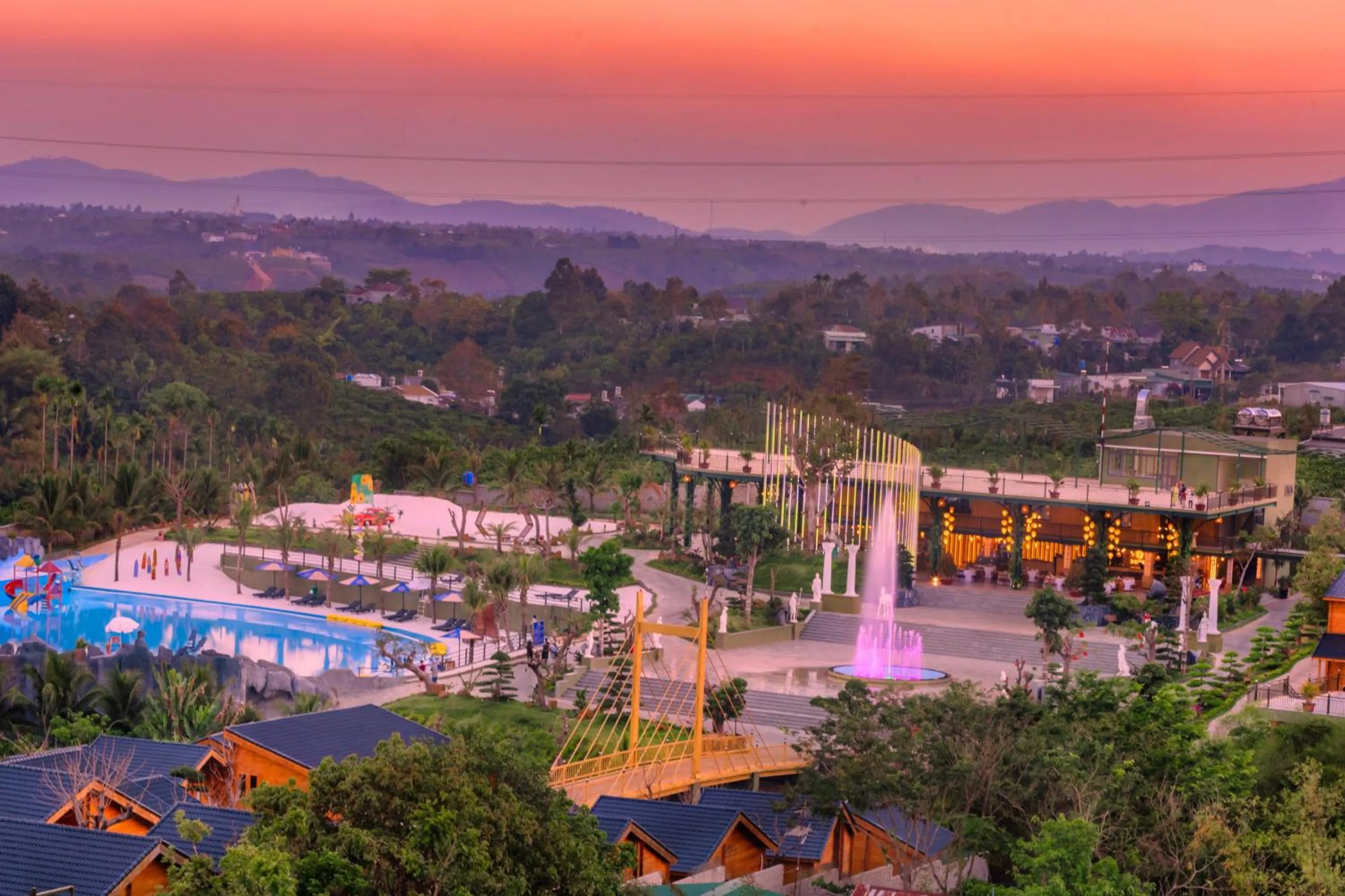 Sunrise in Tea Resort