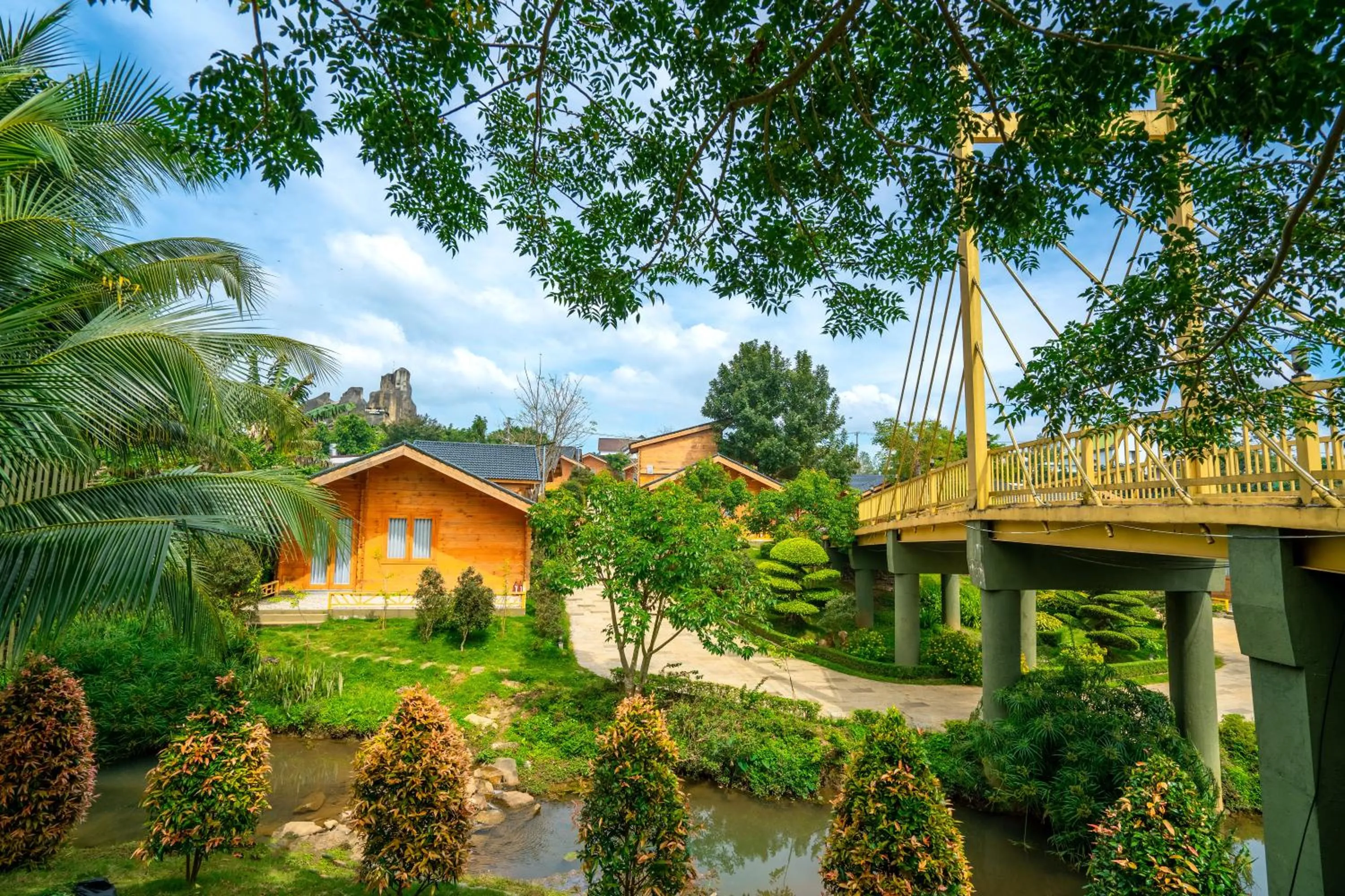 Natural landscape in Tea Resort