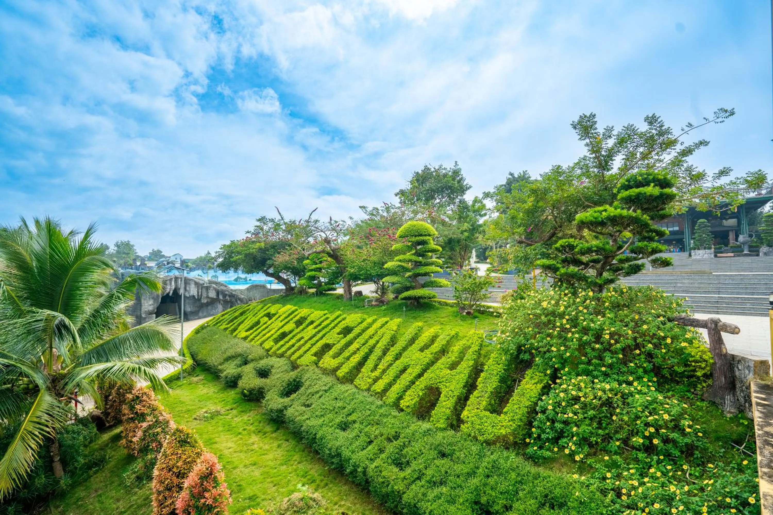Garden view in Tea Resort