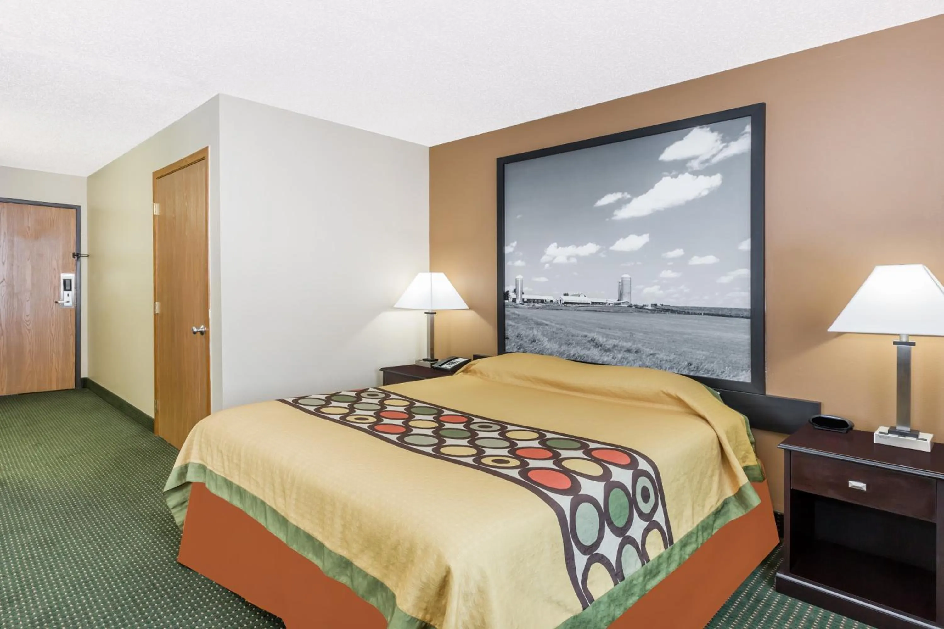 Bed in Super 8 by Wyndham Jefferson