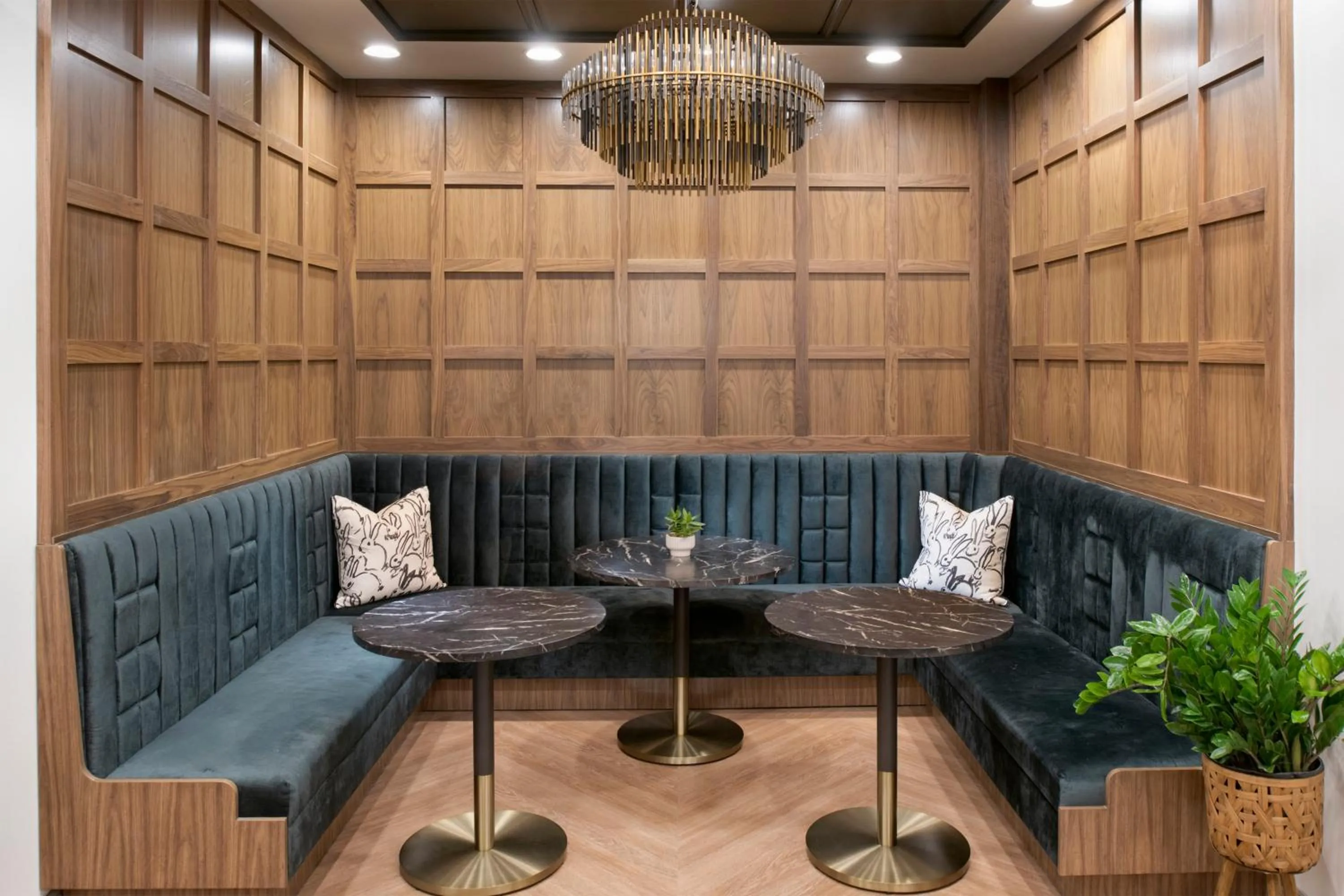 Seating area in The Ansonborough