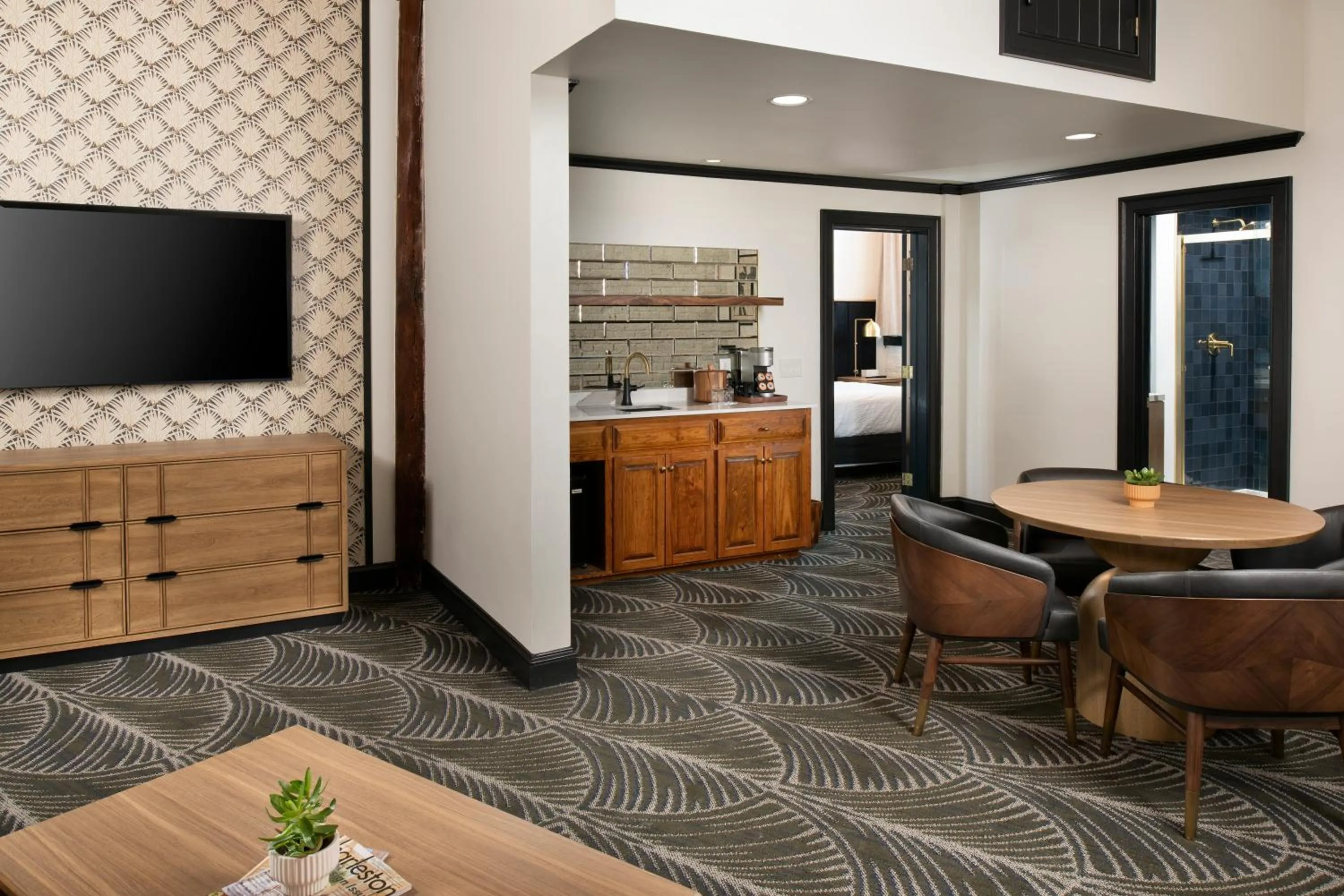 Seating area in The Ansonborough