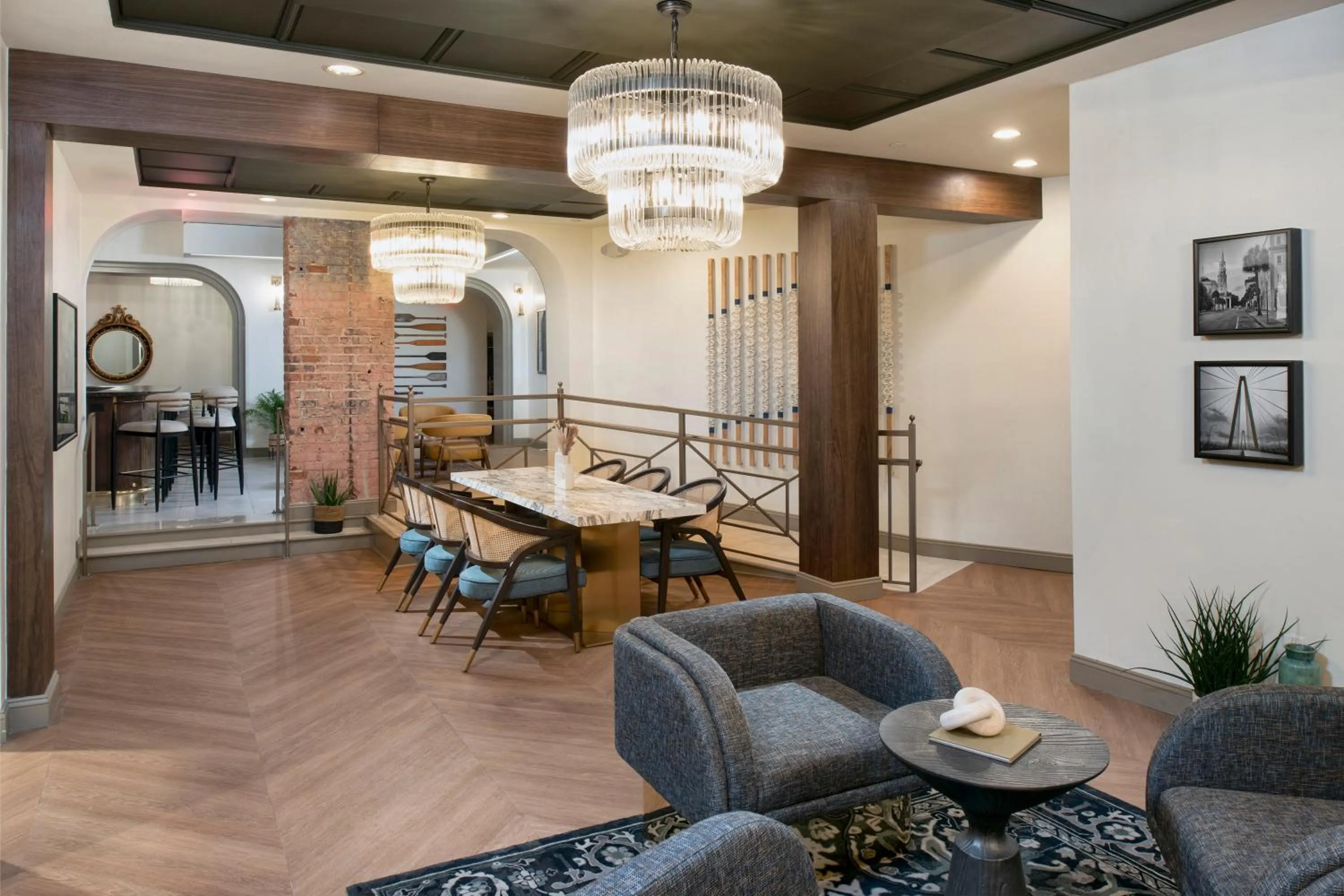 Seating area in The Ansonborough