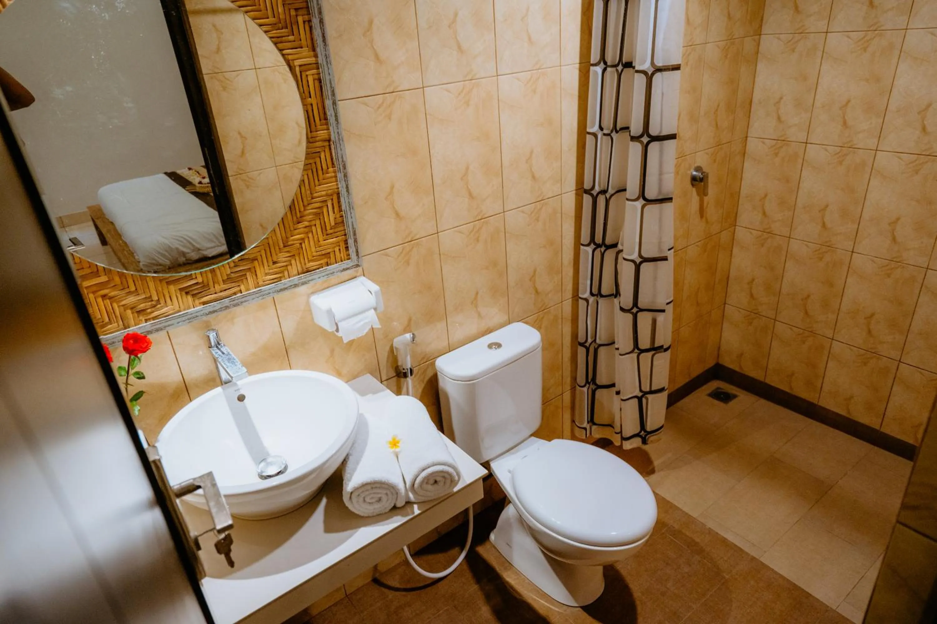 Bathroom in Rahayu Guest House Ubud