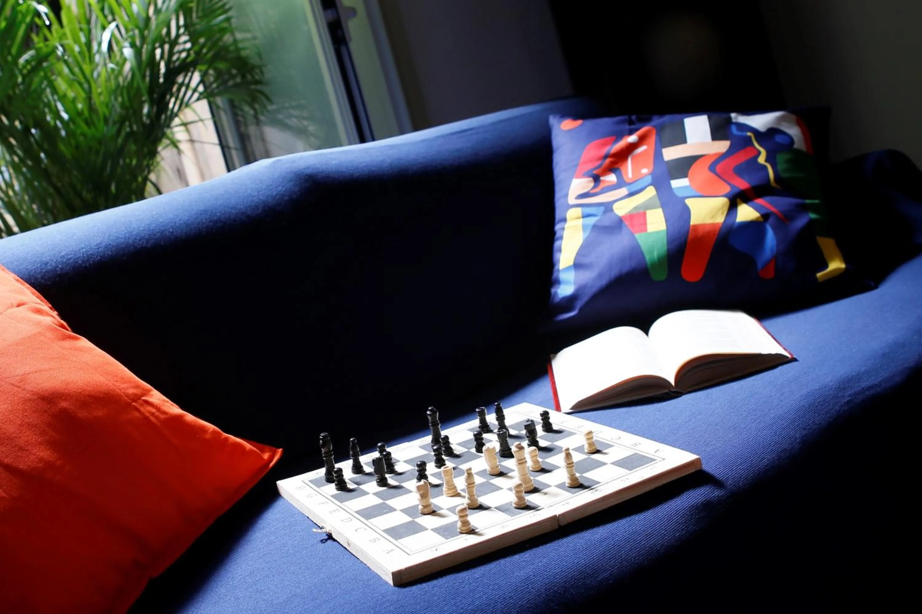 Seating area in MB Napoles intera casa