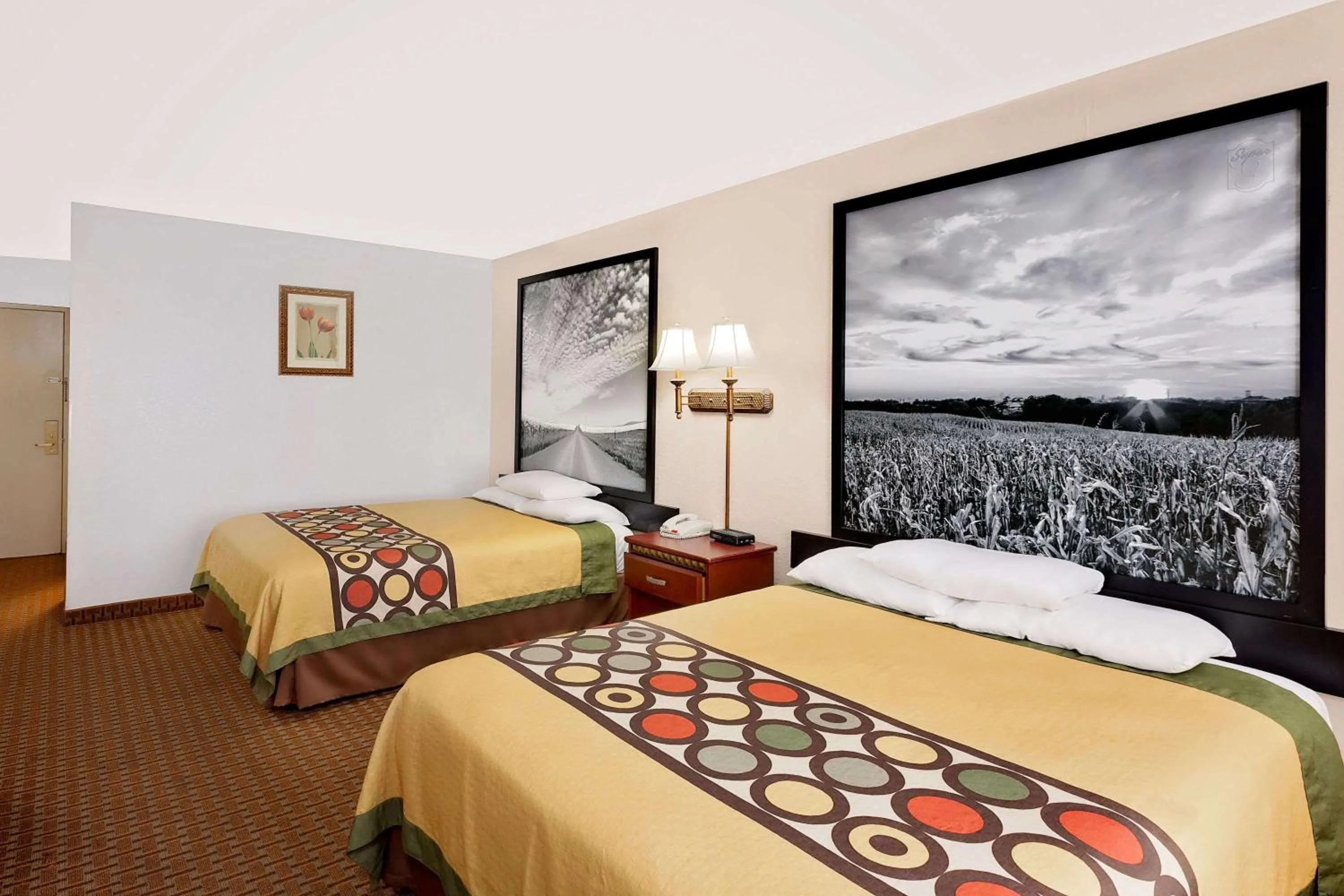 Photo of the whole room, Bed in Super 8 by Wyndham Plainview