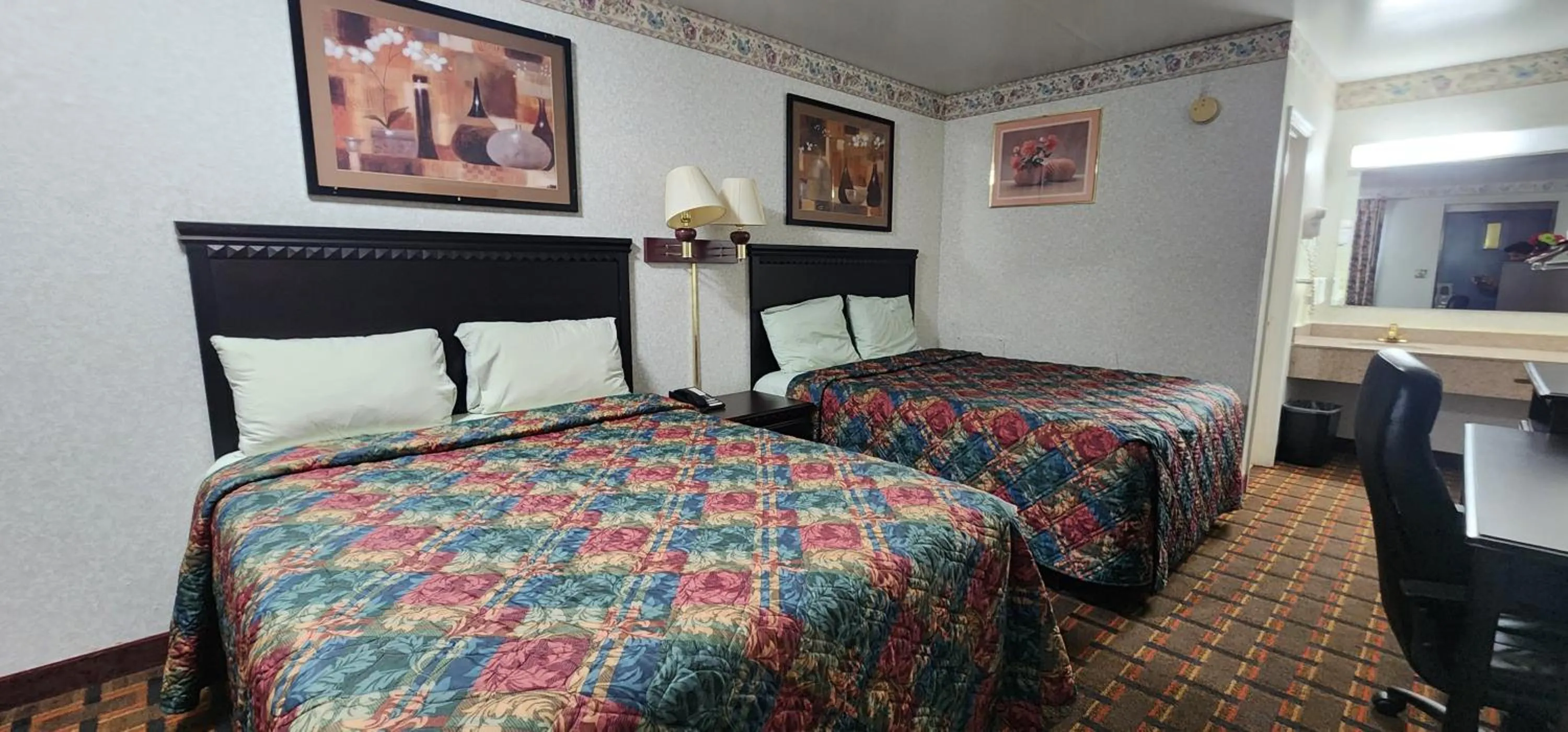 Bedroom, Bed in Turnpike Motel Richmond VA by Hotel O US 60