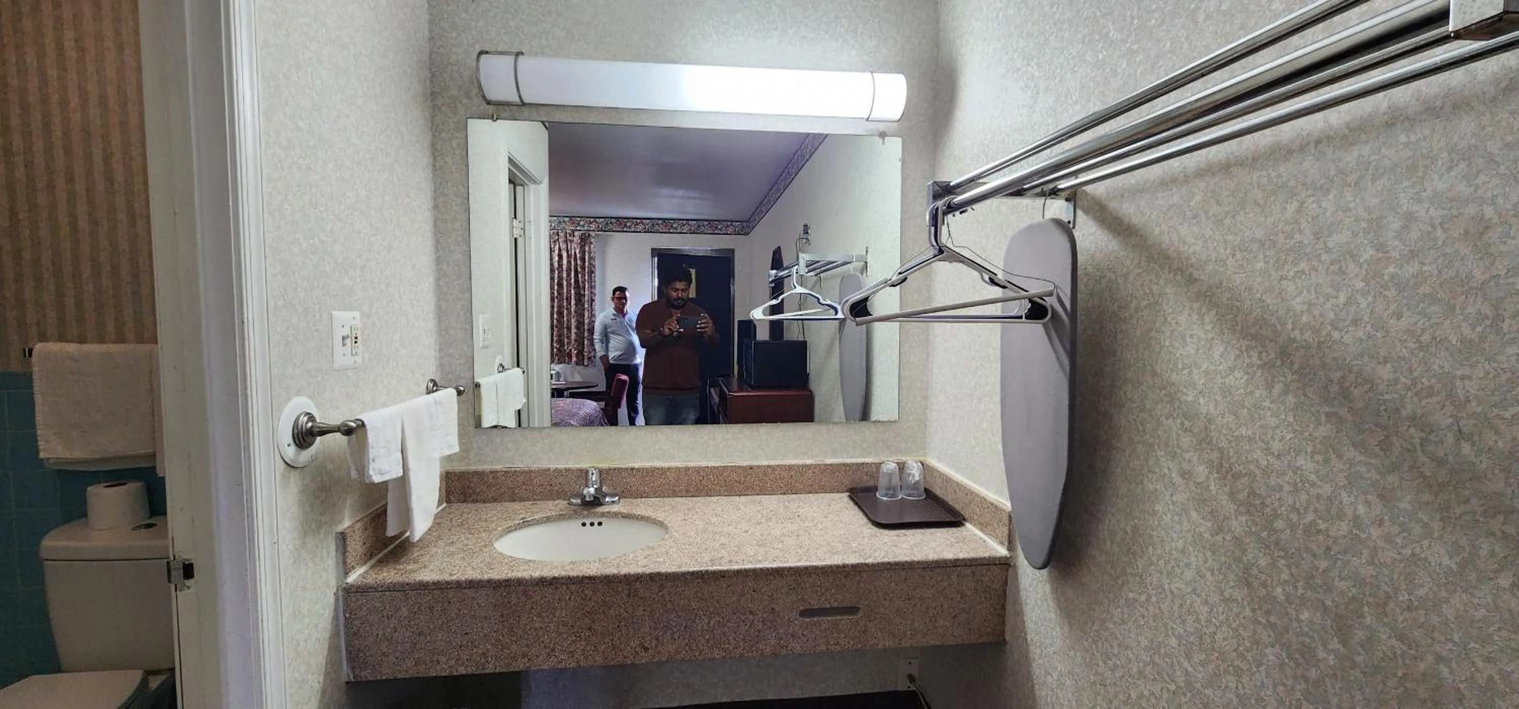 Bathroom in Turnpike Motel Richmond VA by Hotel O US 60