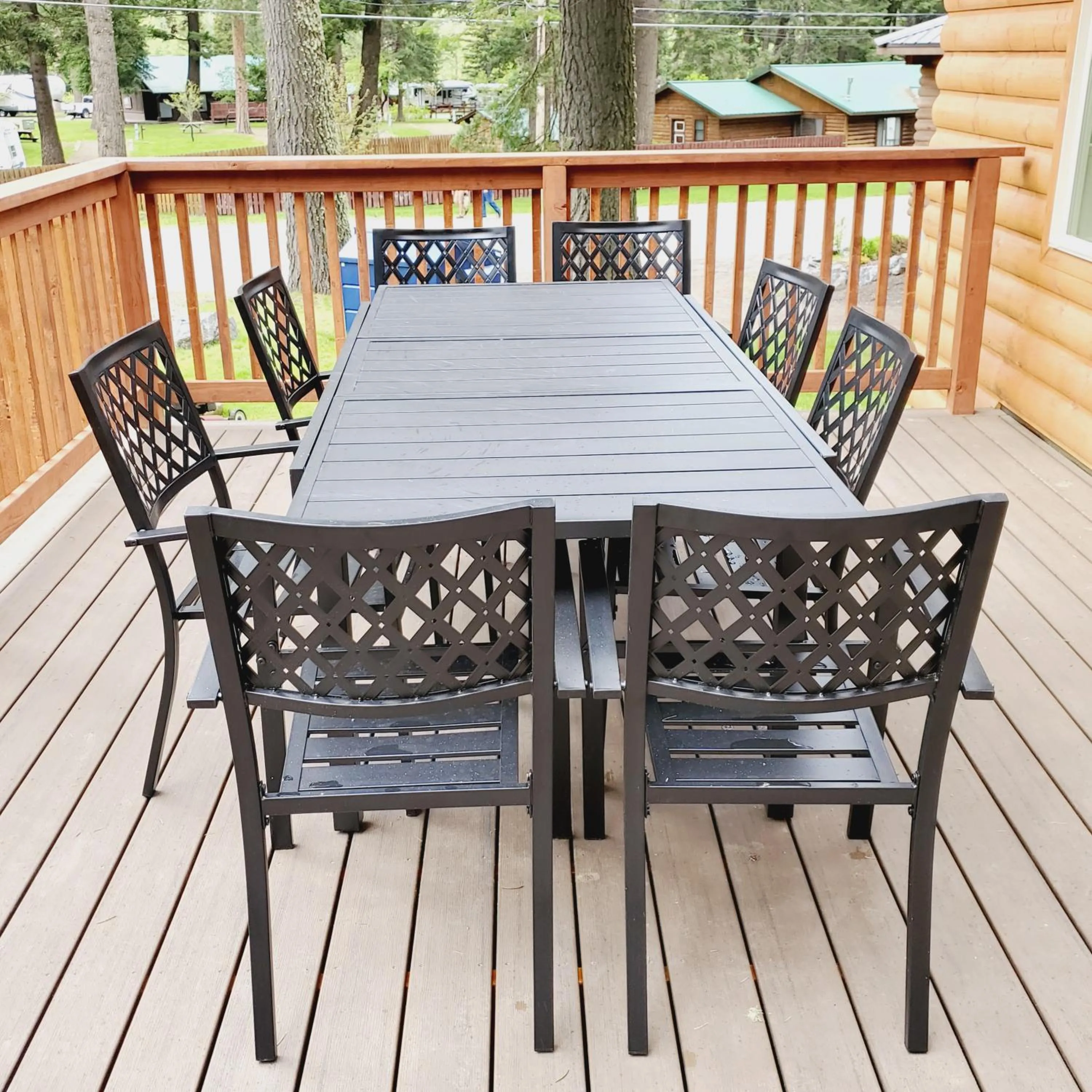 Patio in Eagle Cap Chalets