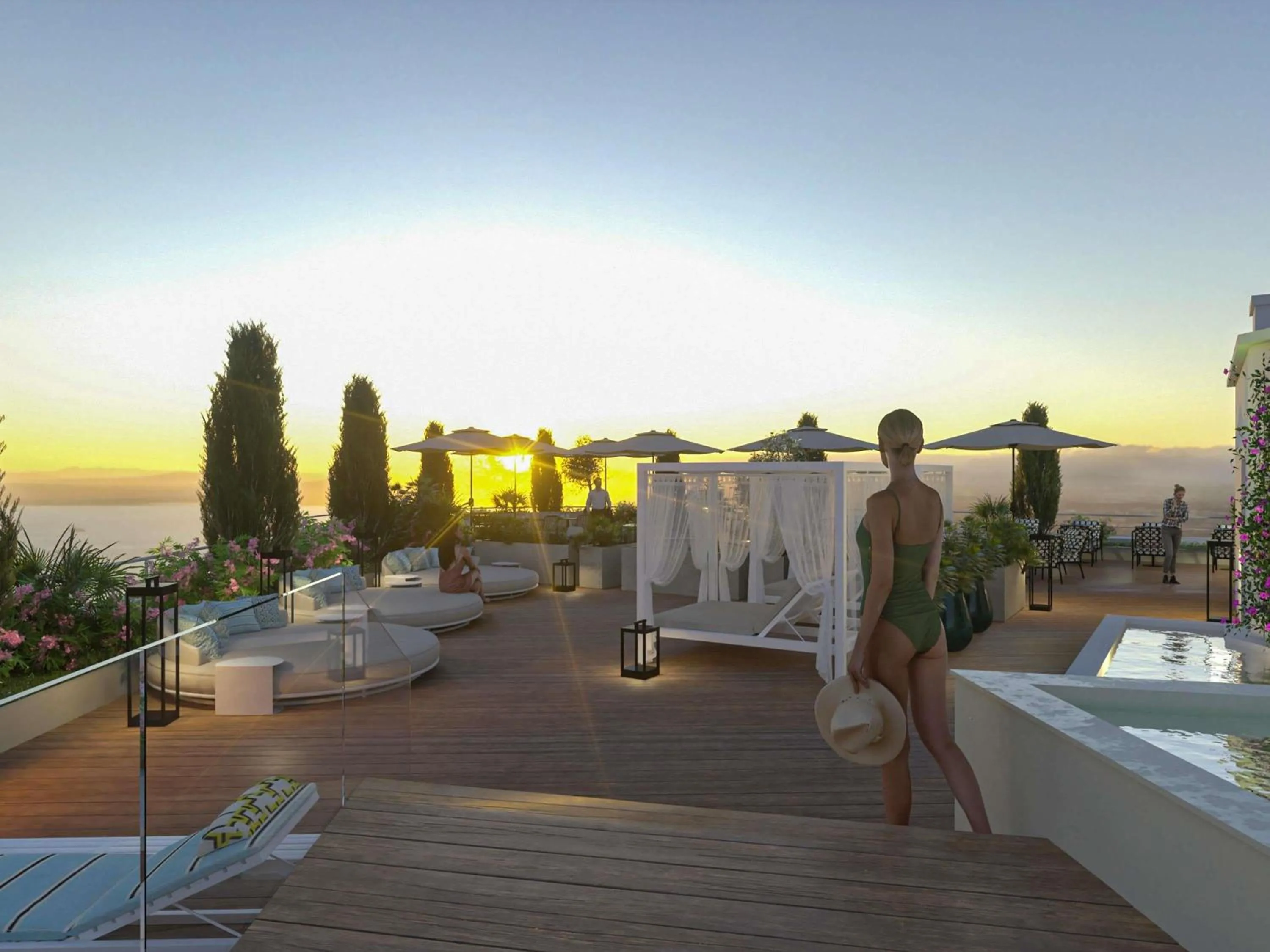 Pool view in The 1932 Hotel & Spa Cap d'Antibes - MGallery Collection