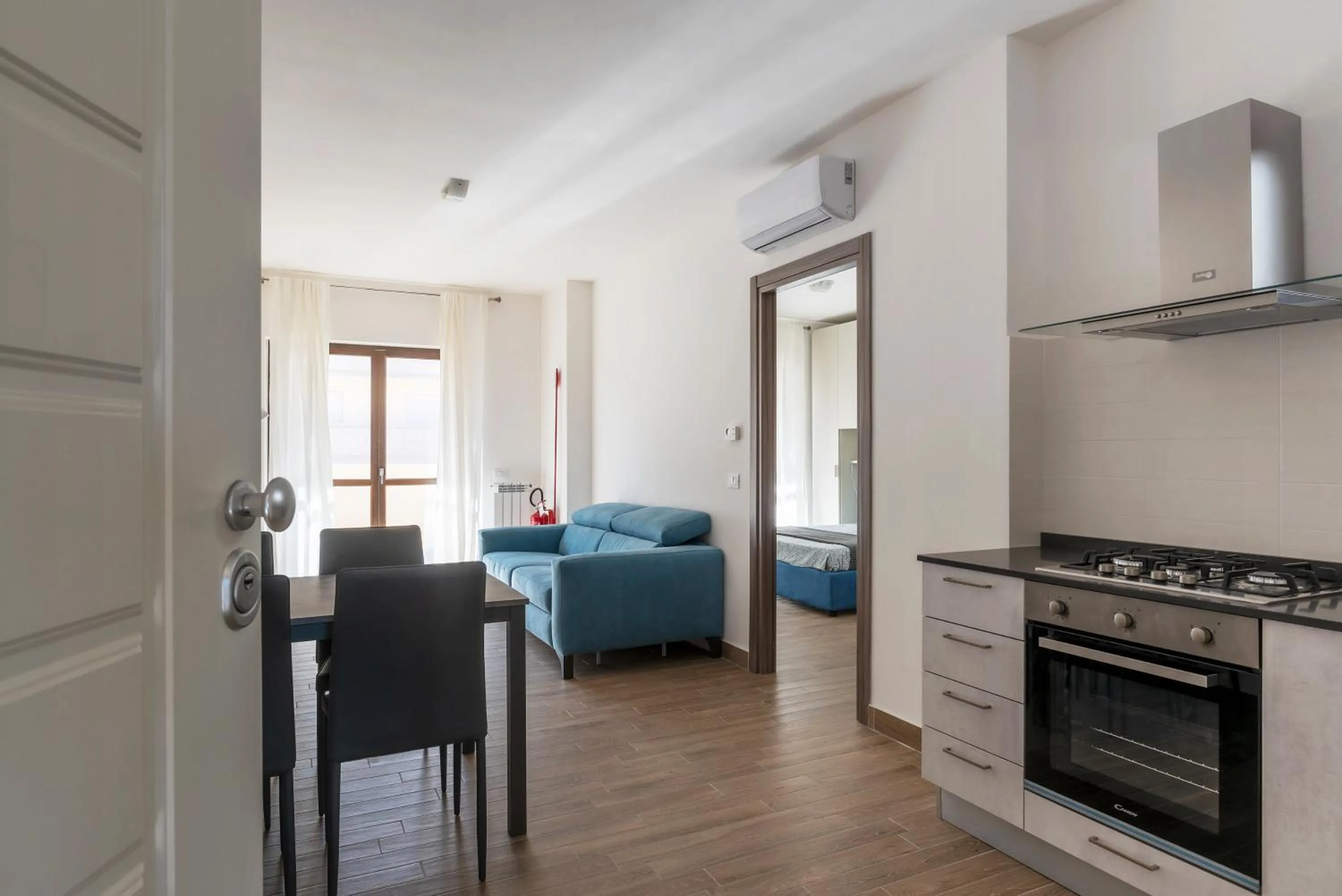 Kitchen or kitchenette in GuestHost - Fonte Laurentina Apartments