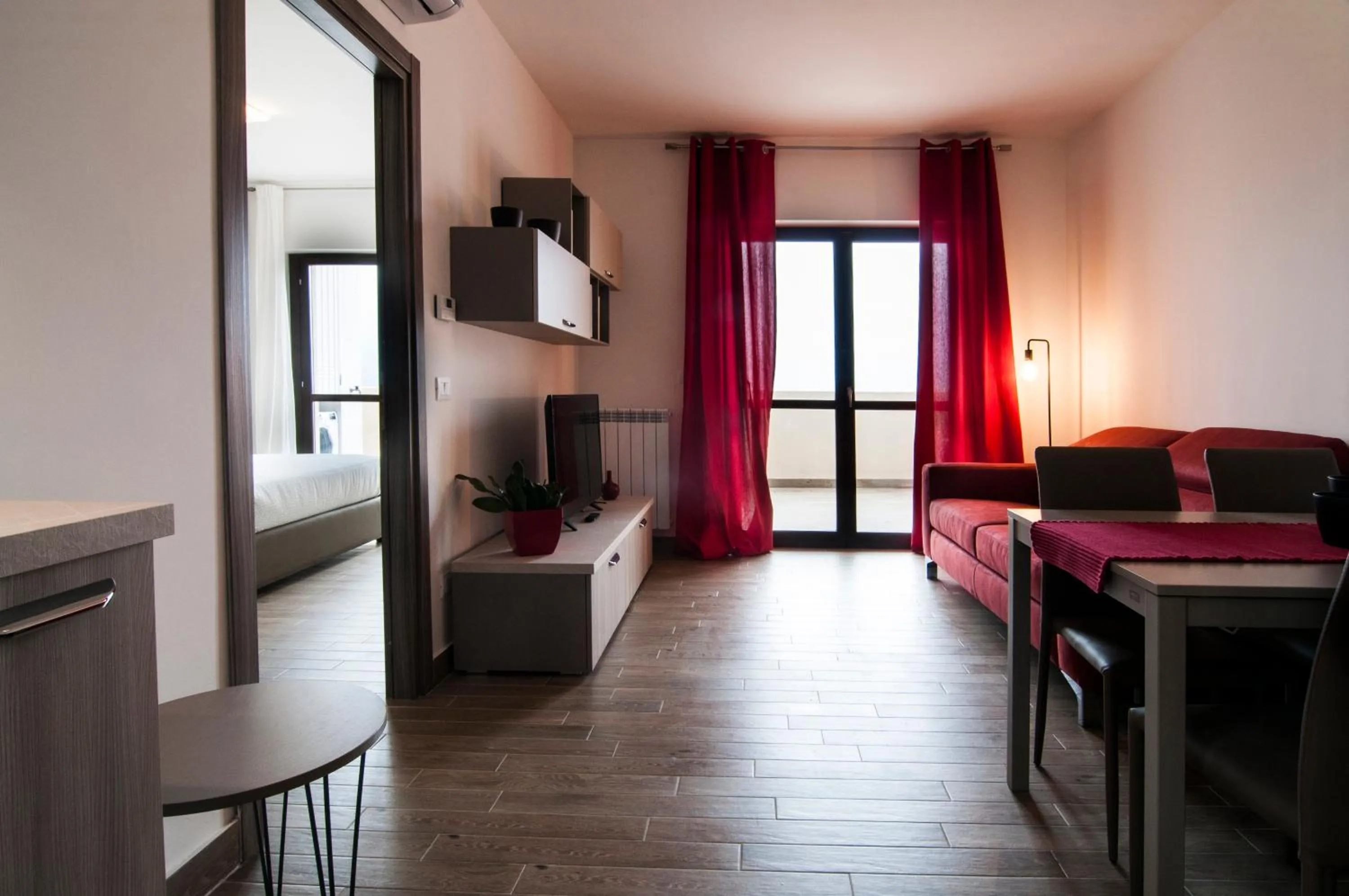 Living room, Bed in GuestHost - Fonte Laurentina Apartments