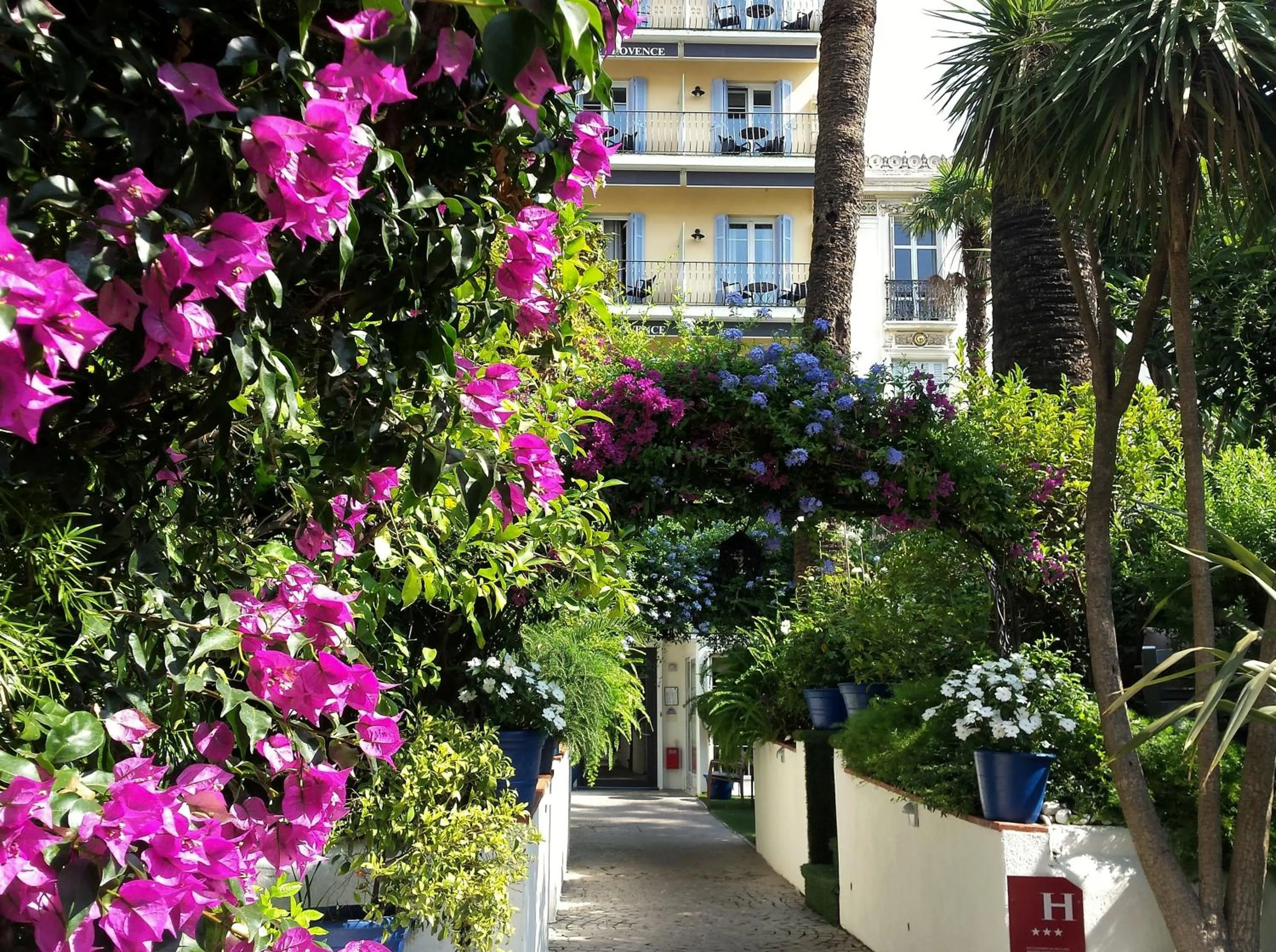 Garden in Hôtel de Provence