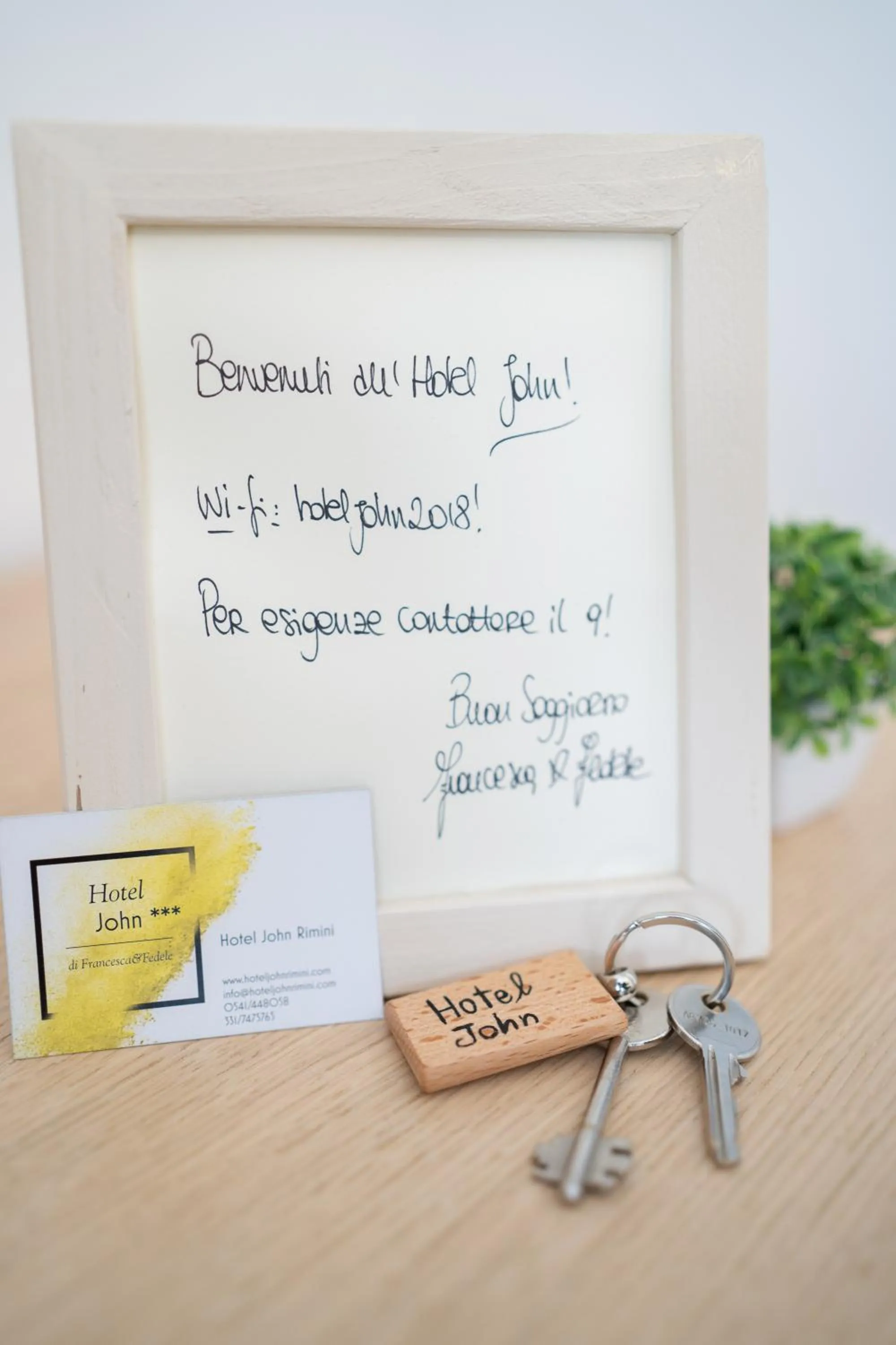 Logo/Certificate/Sign in HOTEL JOHN