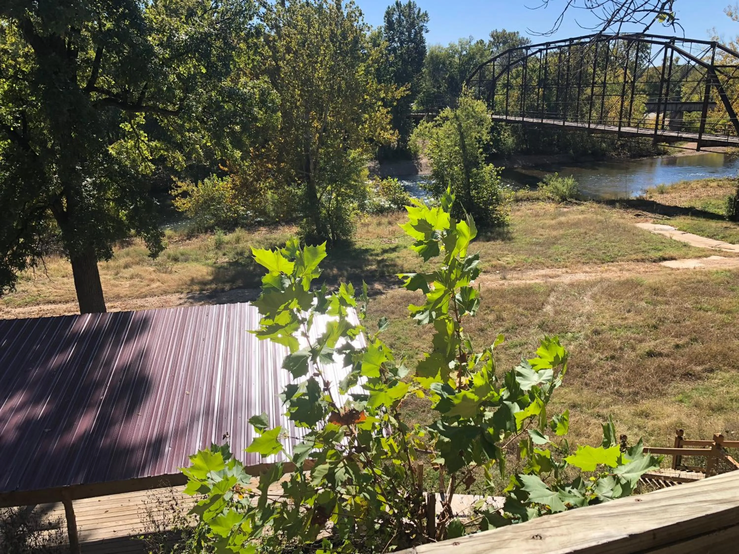 Patio in Meramec River Resort