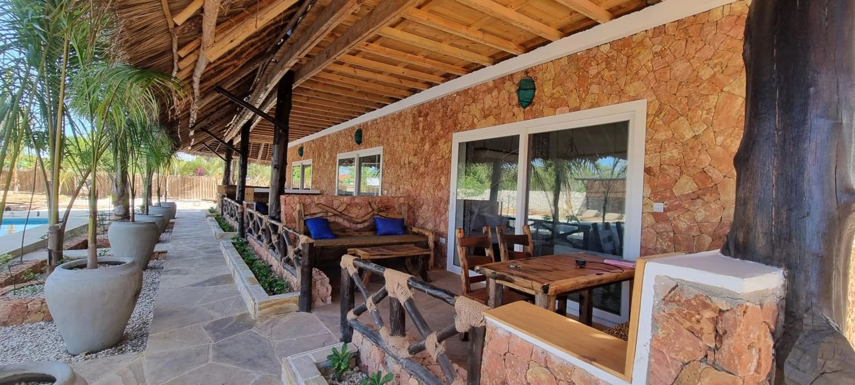 Balcony/Terrace in Salama & Mbuyuni Bungalows