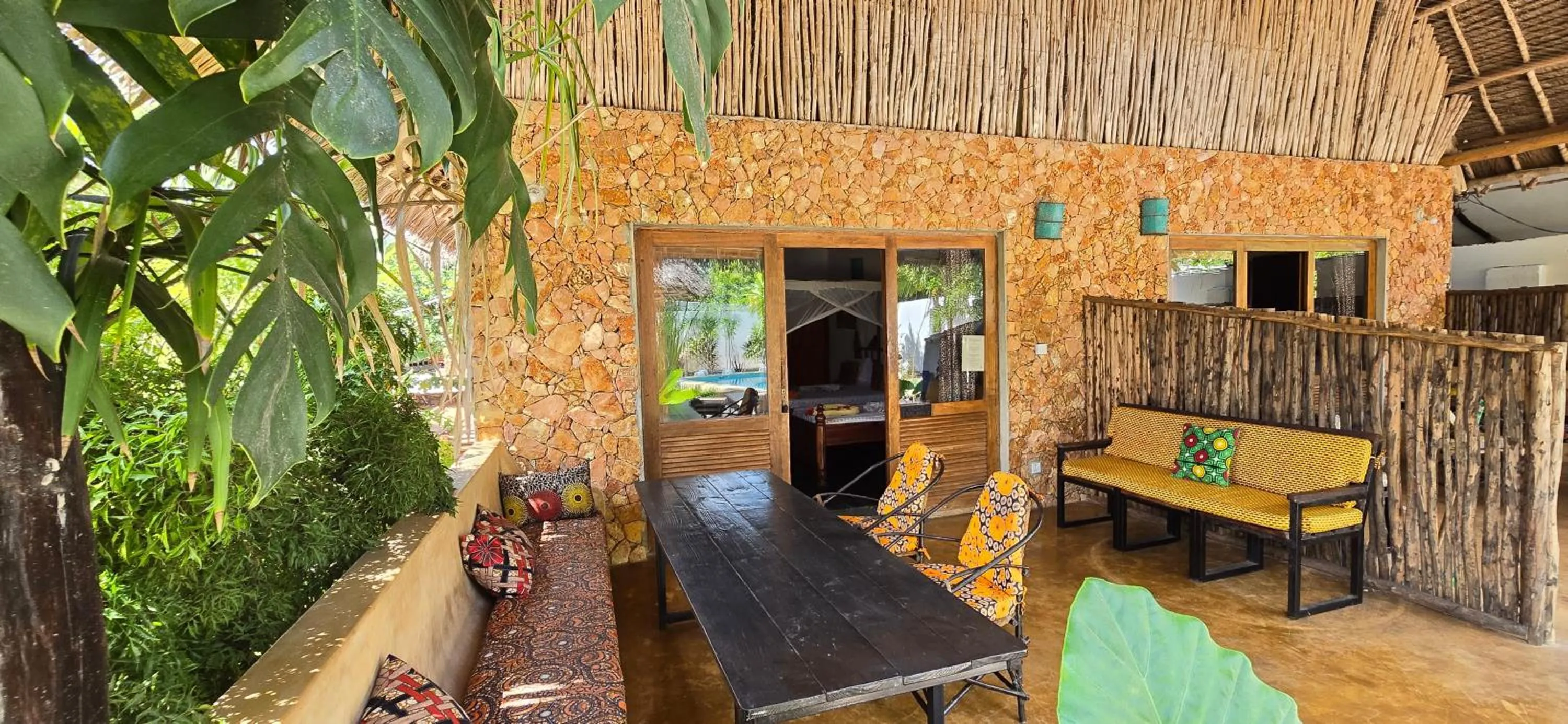 Patio in Salama & Mbuyuni Bungalows