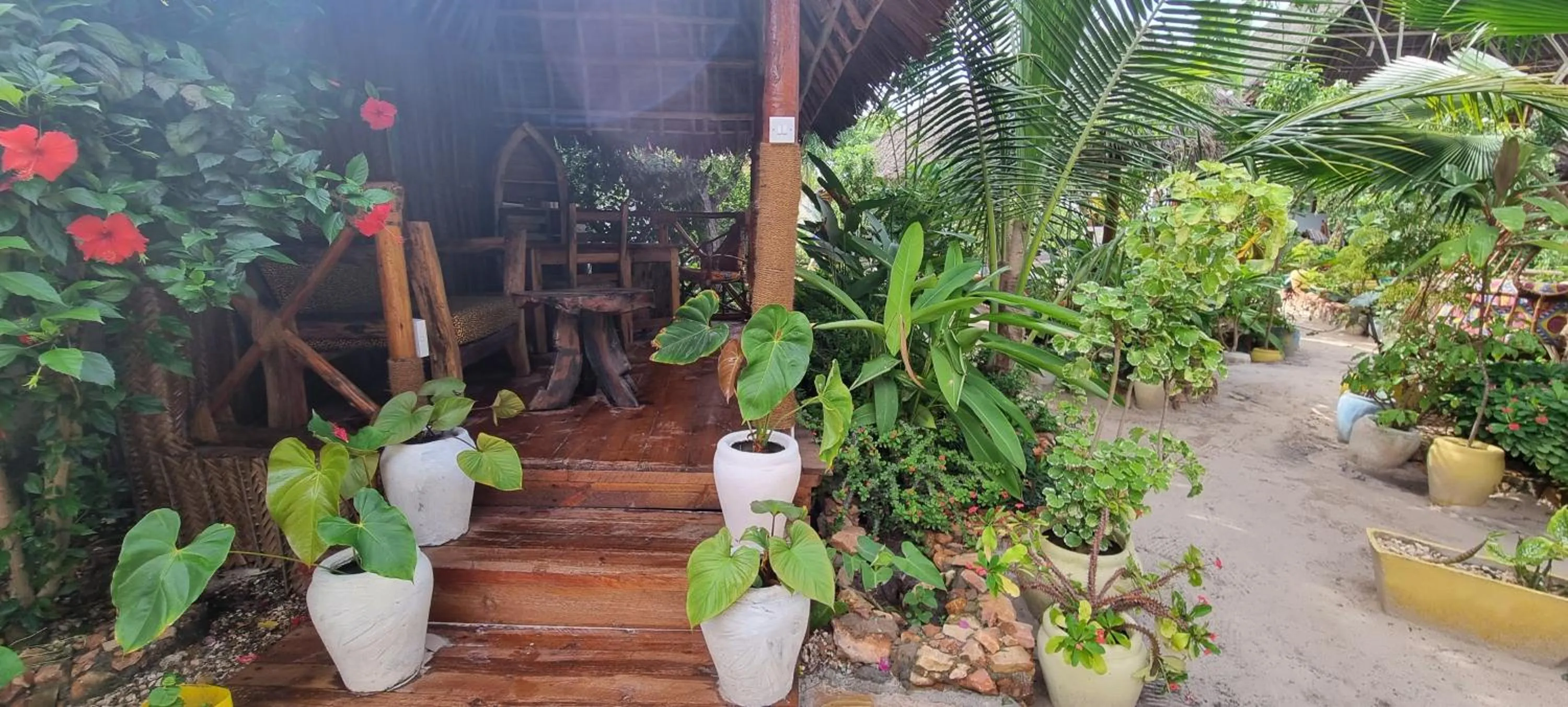 Lobby or reception in Salama & Mbuyuni Bungalows