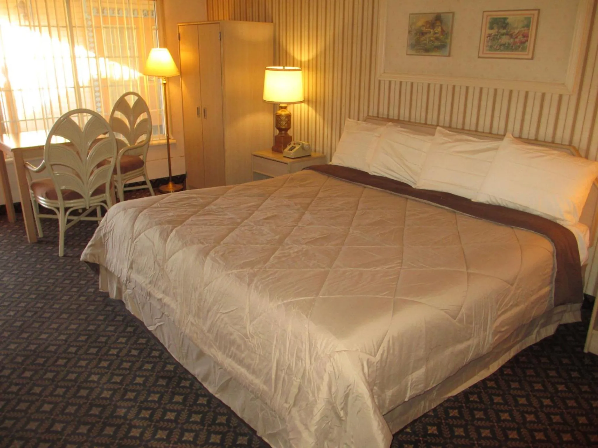 Bed in Victorian Inn