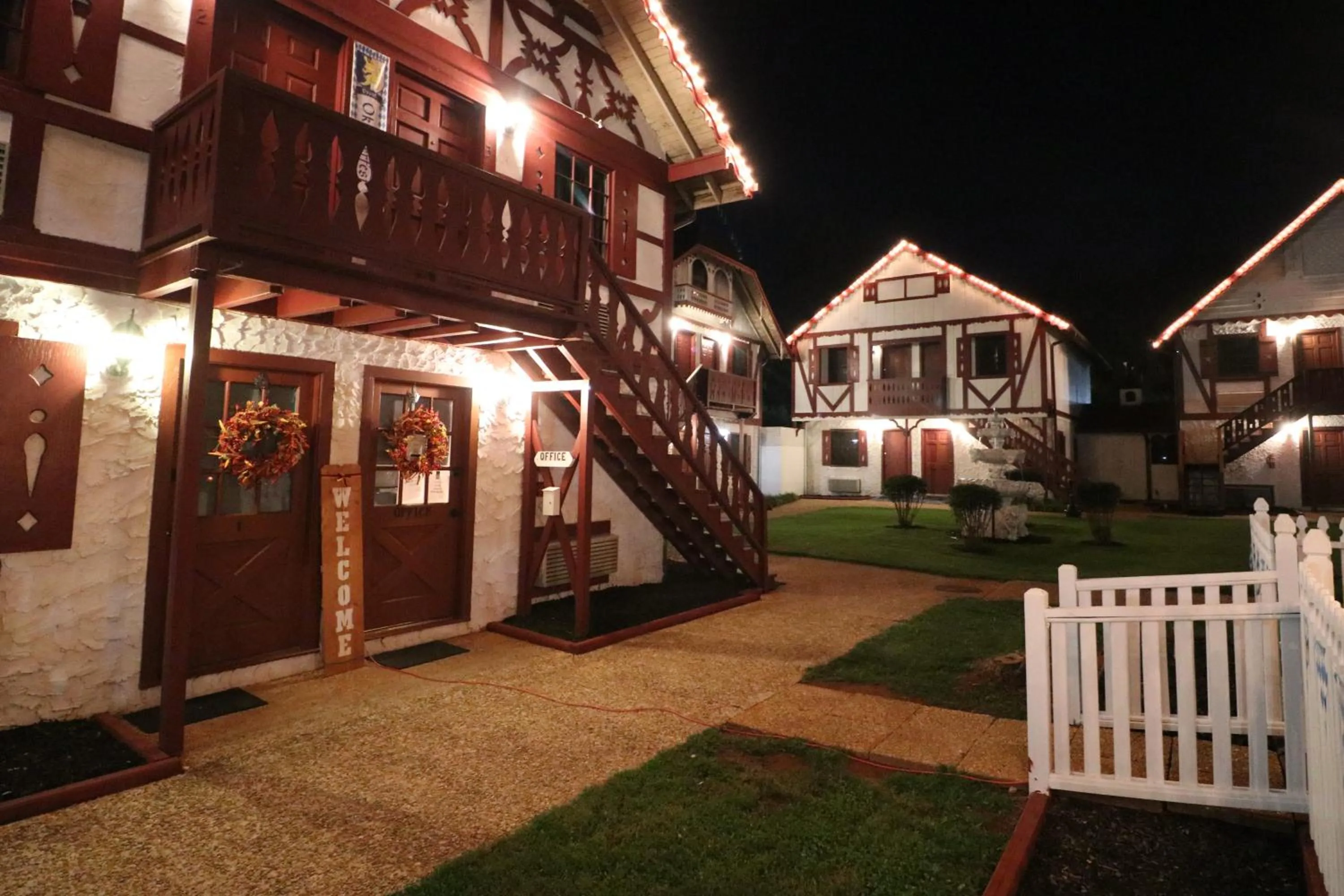 Patio in Alpine Village Inn