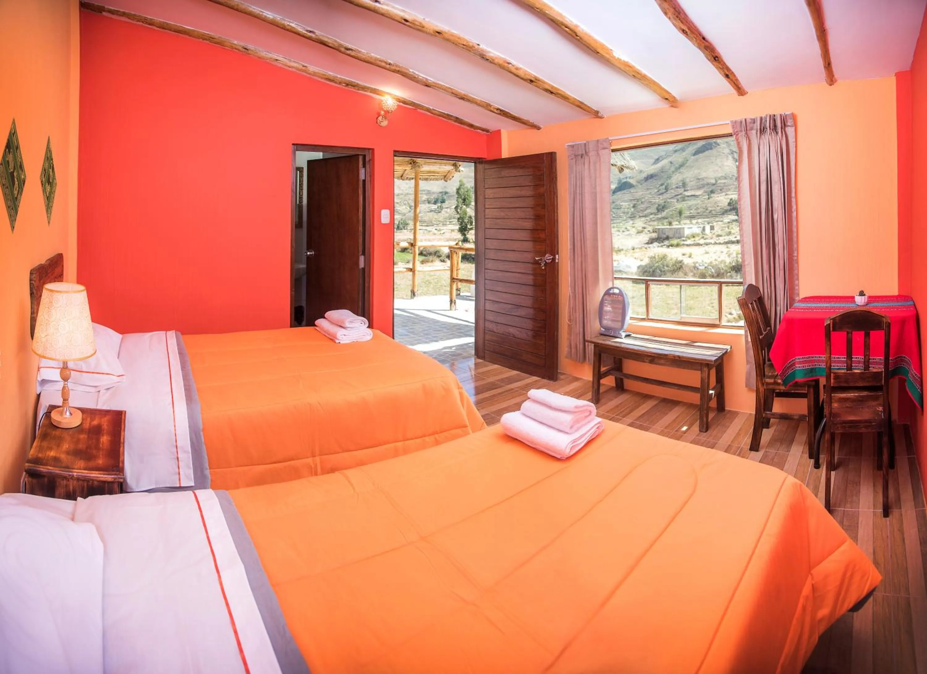 Bed in Le Foyer Colca