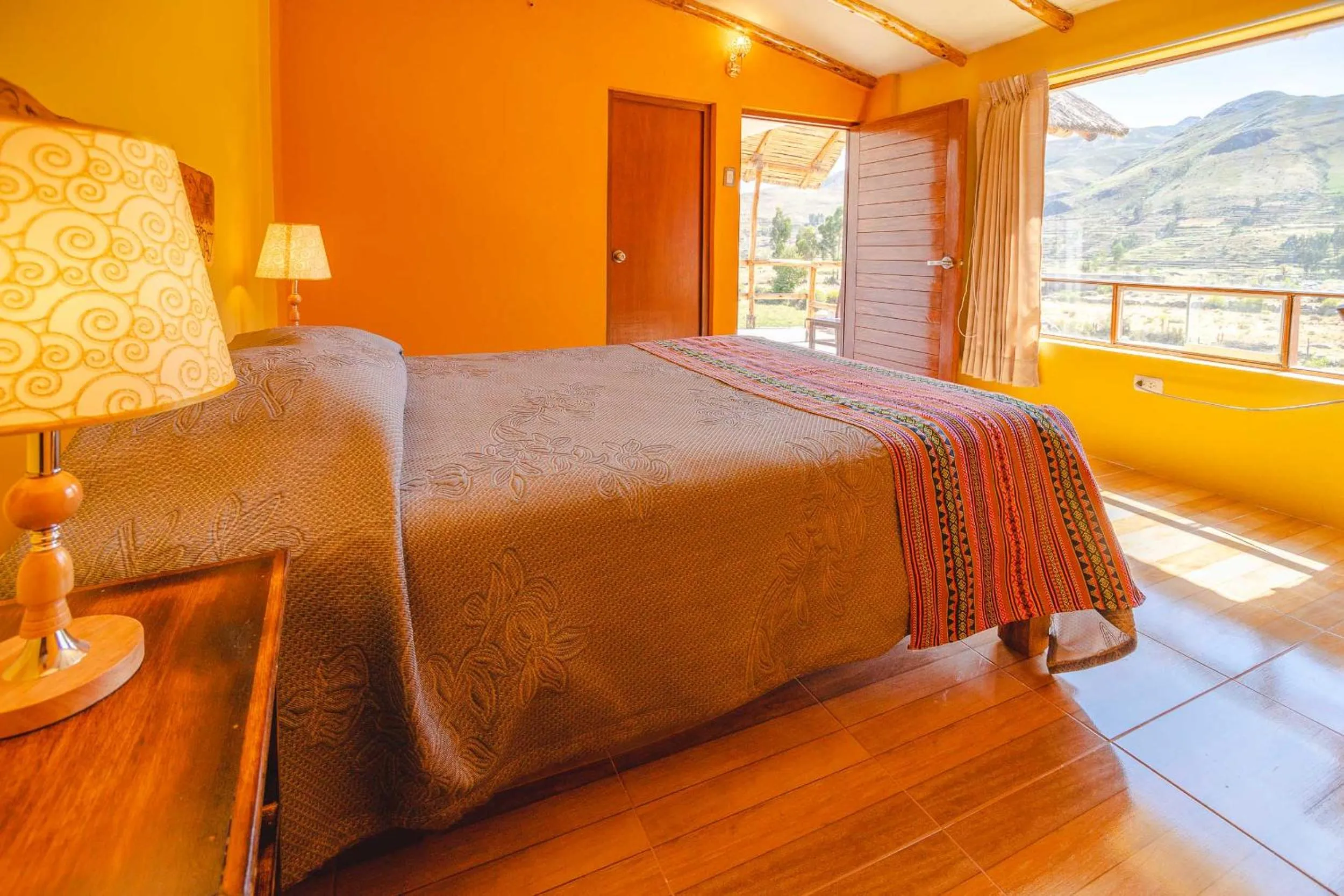 Bed in Le Foyer Colca
