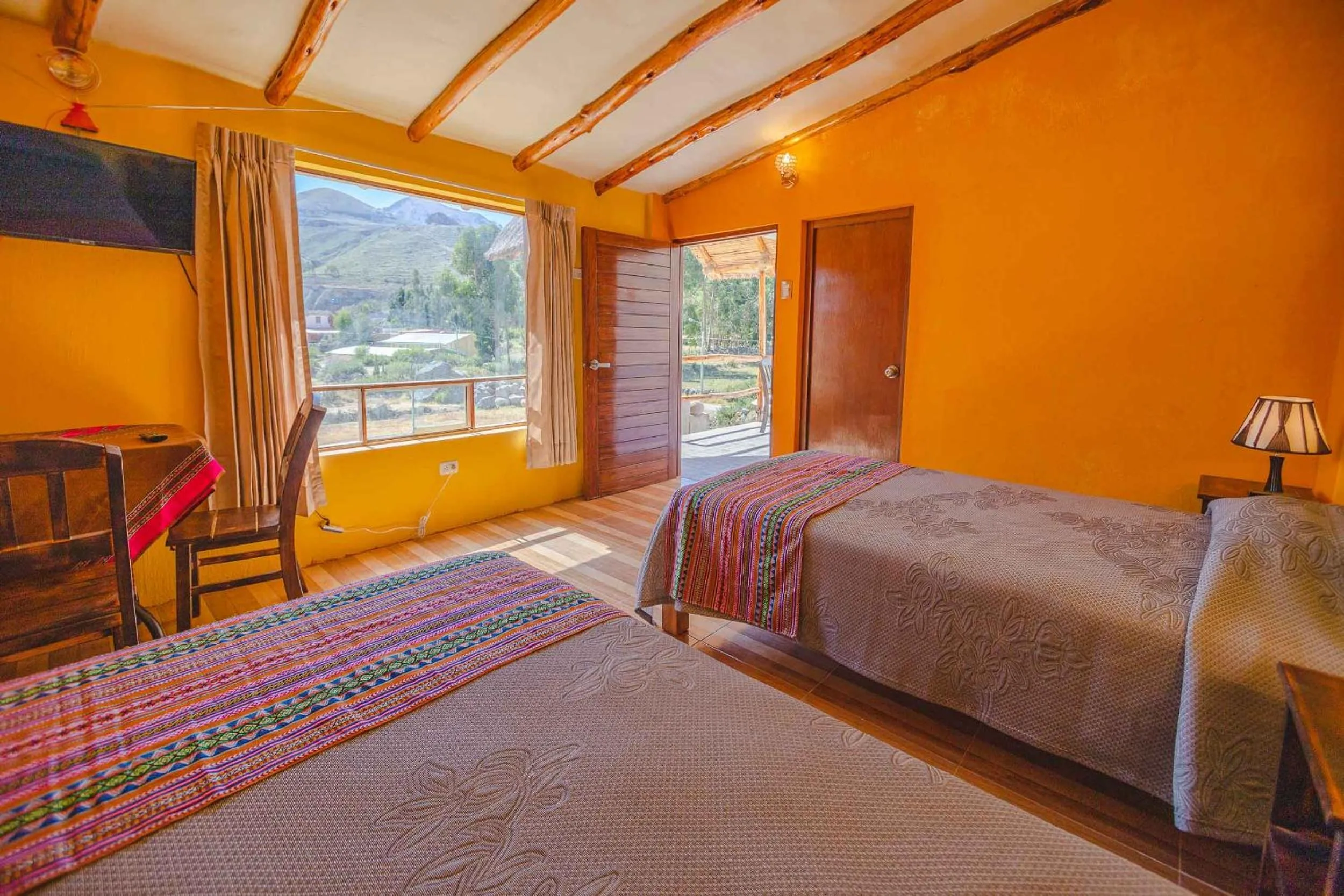 Bed in Le Foyer Colca