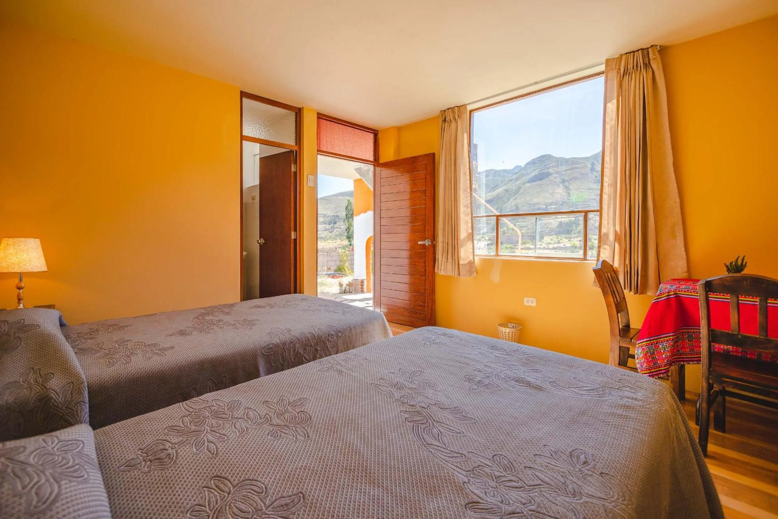 Bed in Le Foyer Colca