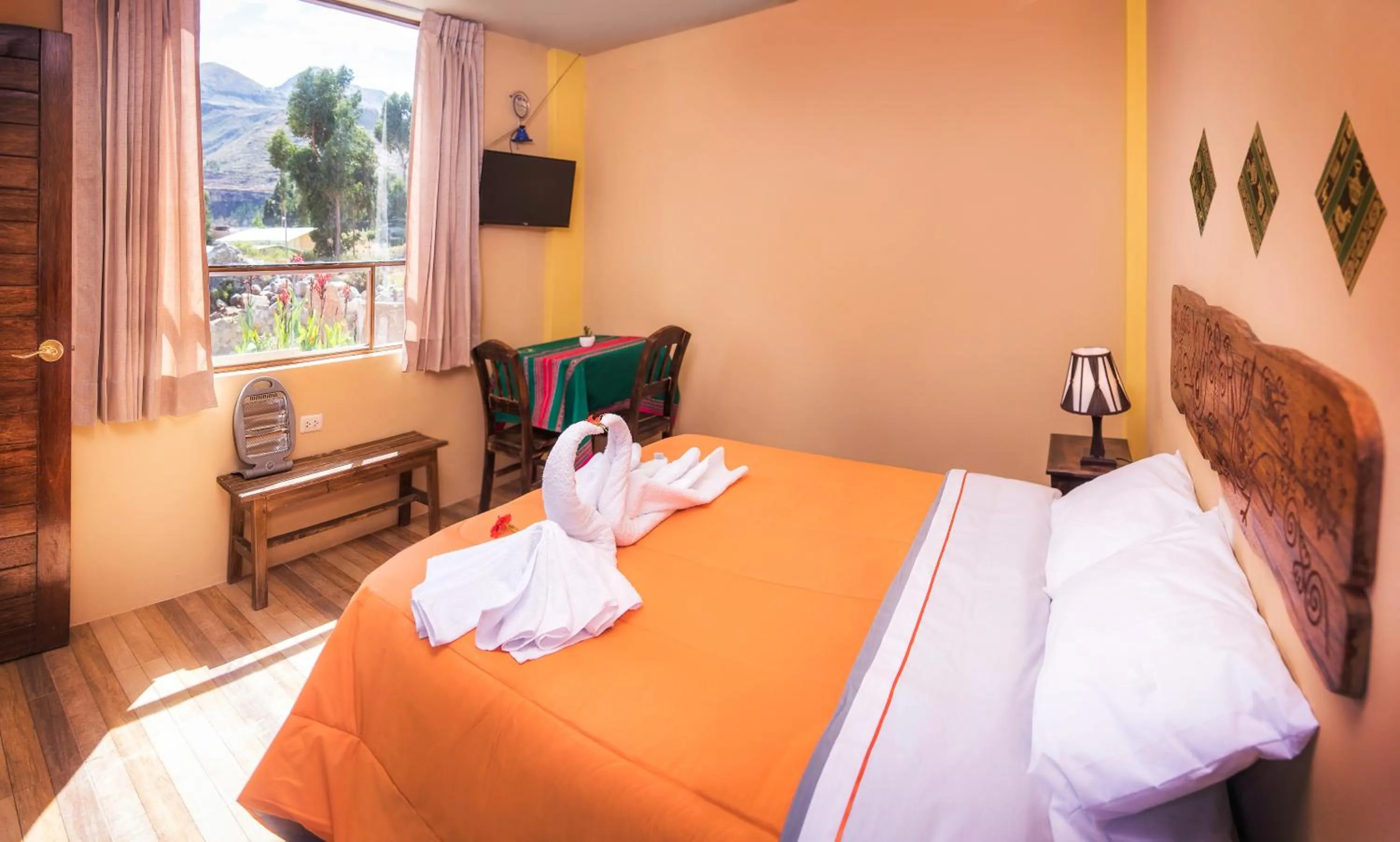 Bed in Le Foyer Colca