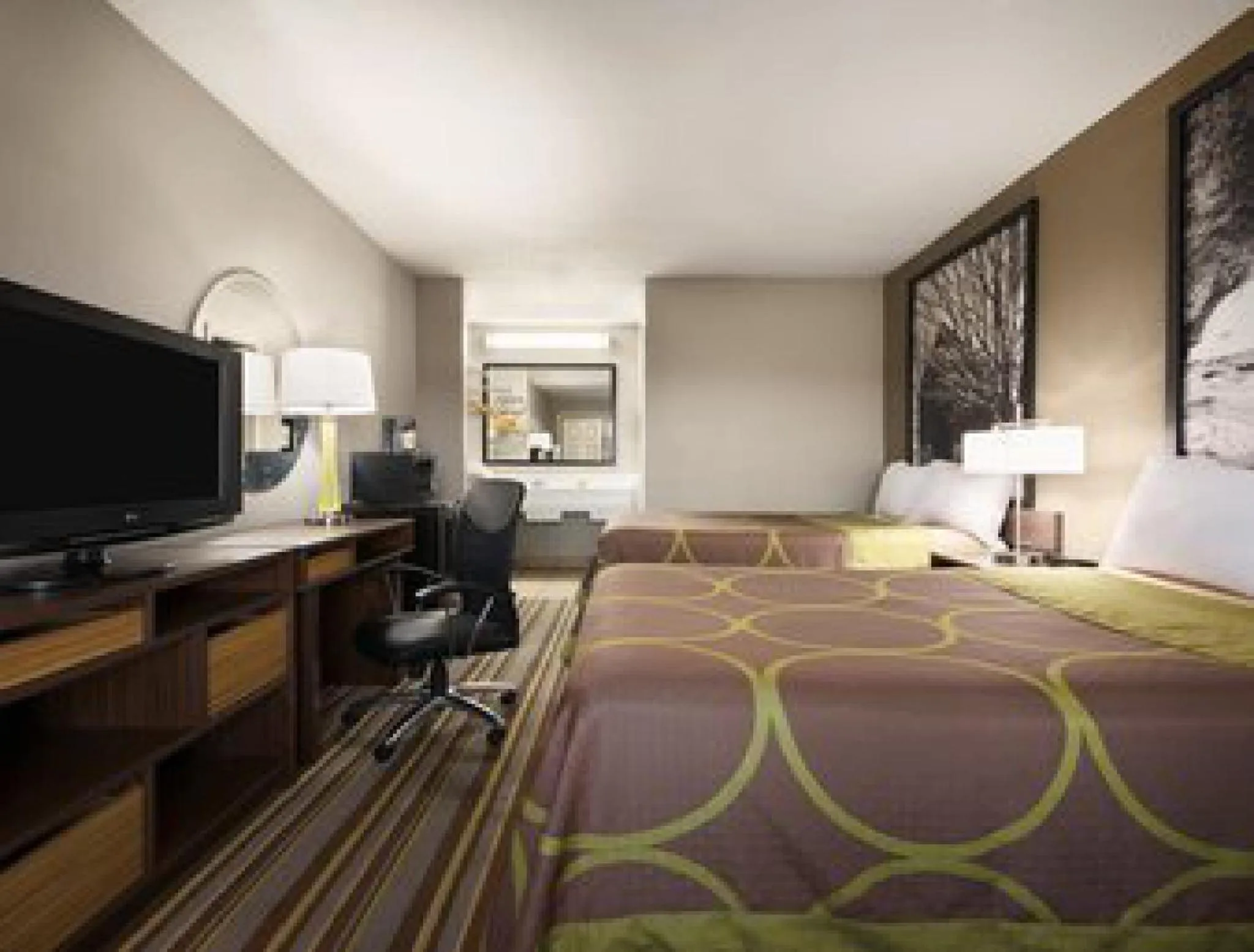 Bedroom, Bed in Super 8 by Wyndham Wytheville