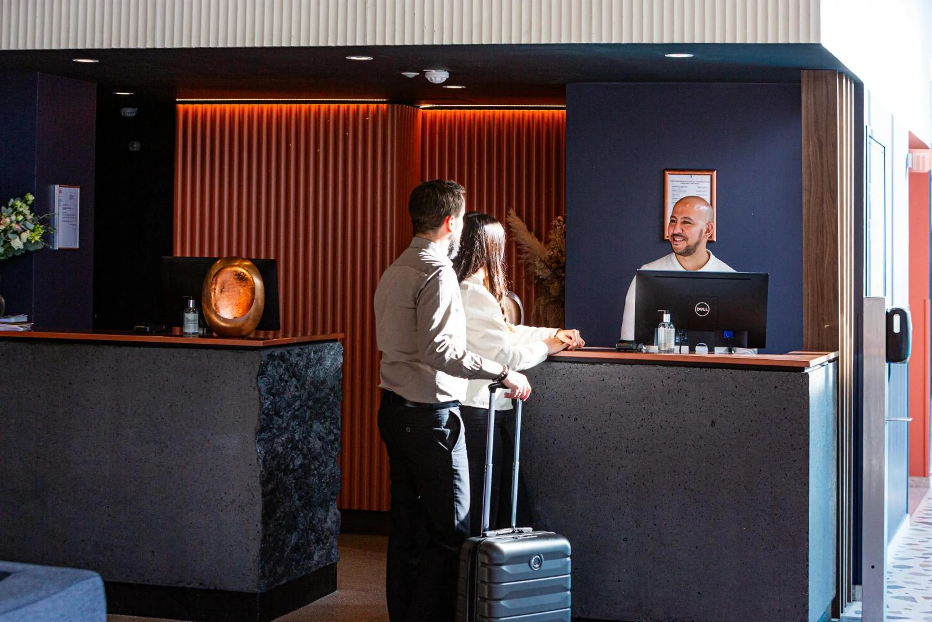 Lobby or reception in Hilton Lille