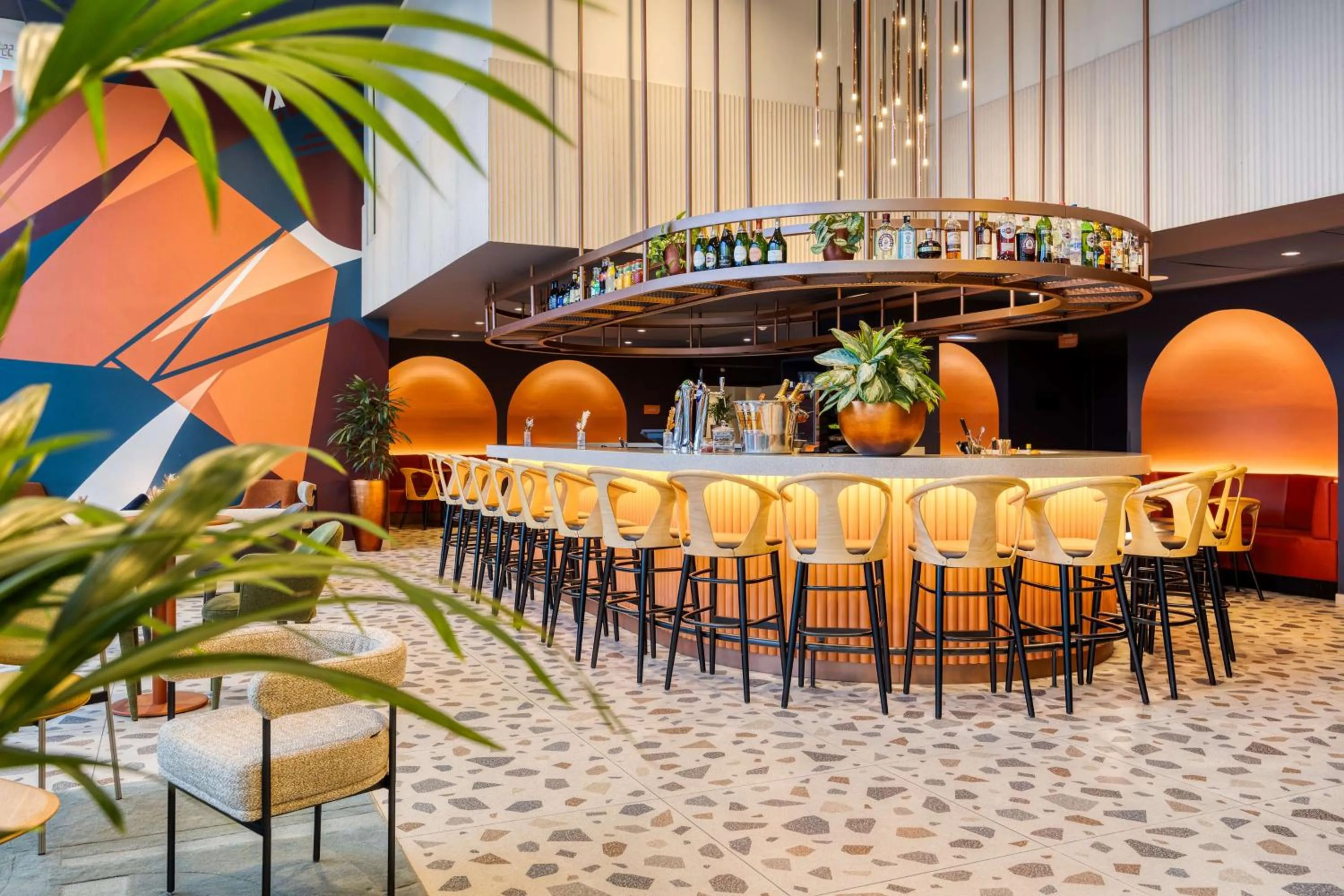 Lobby or reception in Hilton Lille